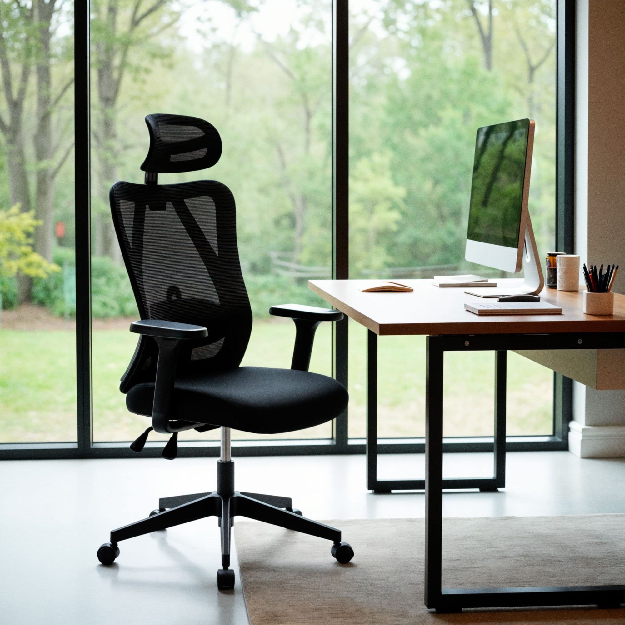 CLP Schreibtischstuhl Elisha, ergonomischer Bürostuhl, atmungsaktiv