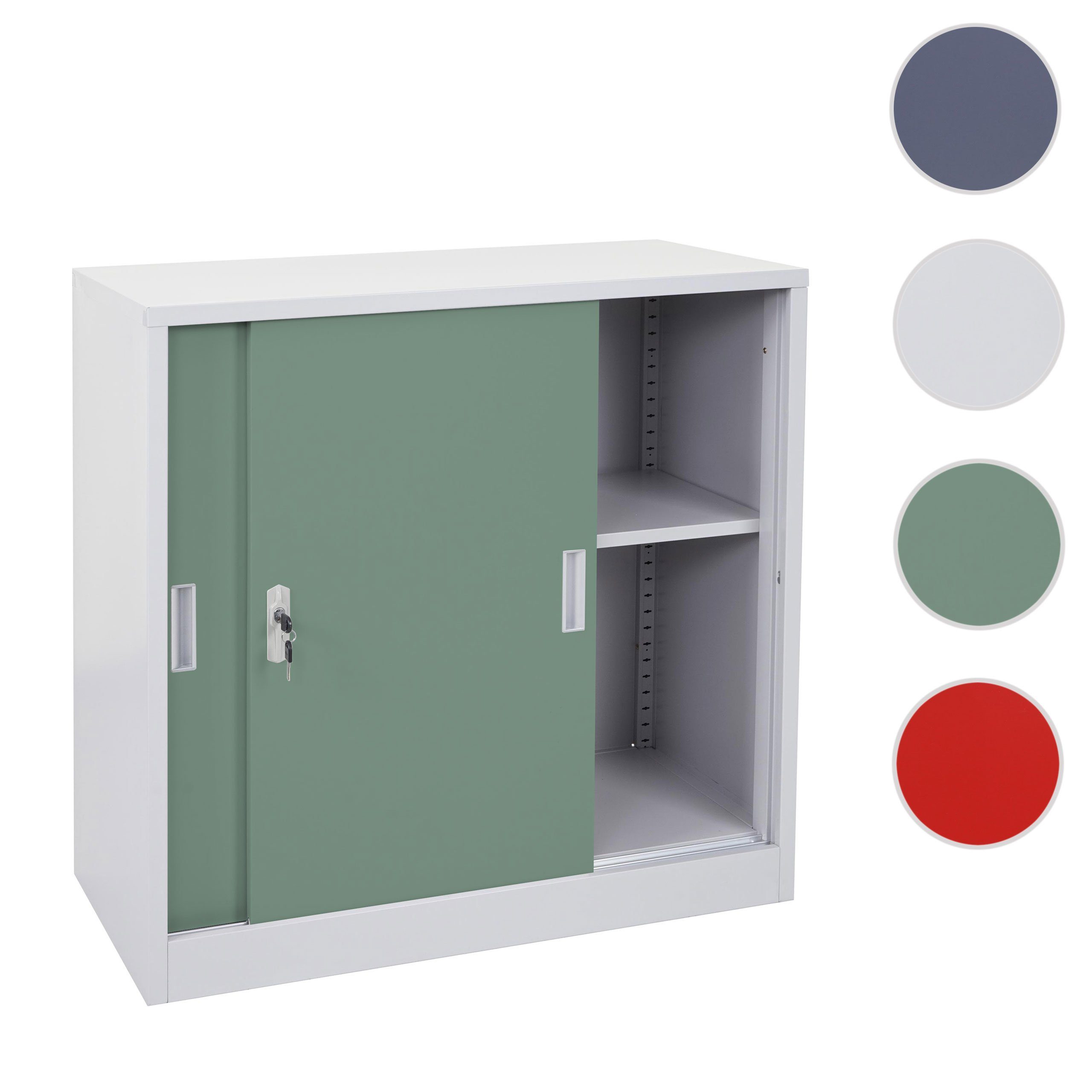 MCW Aktenschrank MCW-F41 2 Schiebetüren, 2 günstig online kaufen