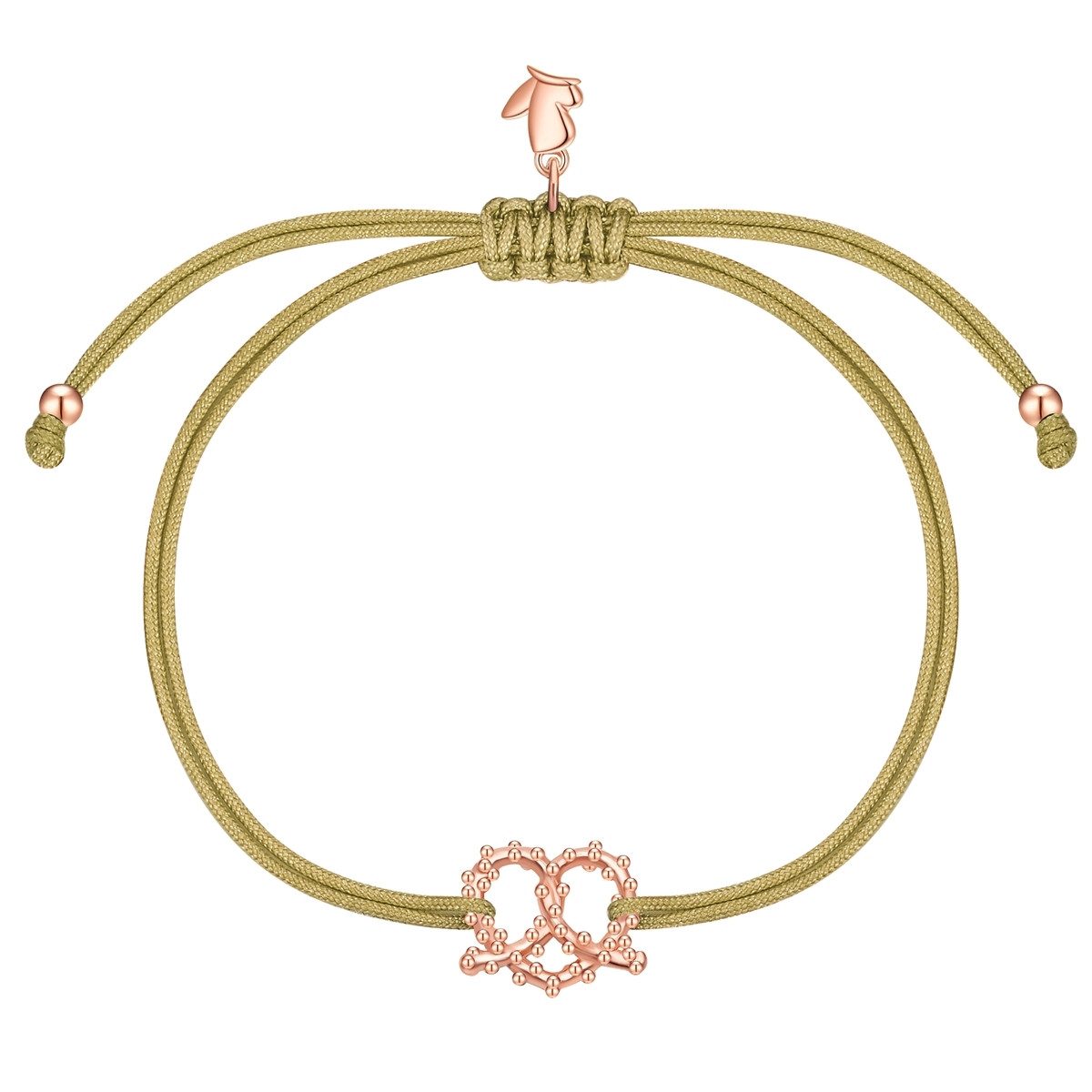 Glanzstücke München Armband Herz-Breze roségold