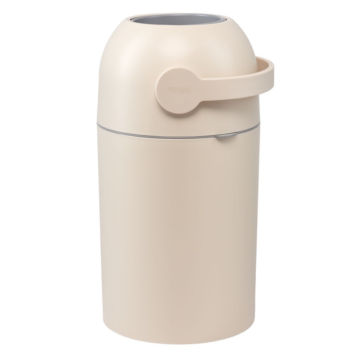 magic Windeleimer Majestic - Beige, Baby Windeleimer Windelbehälter geruchsdicht inkl. 15 Windelbeutel