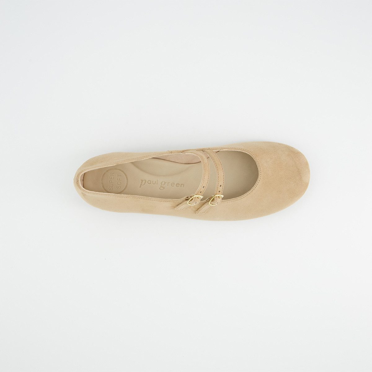 Paul Green Paul Green 1211-019, Ballerina, Beige, Damen Ballerina