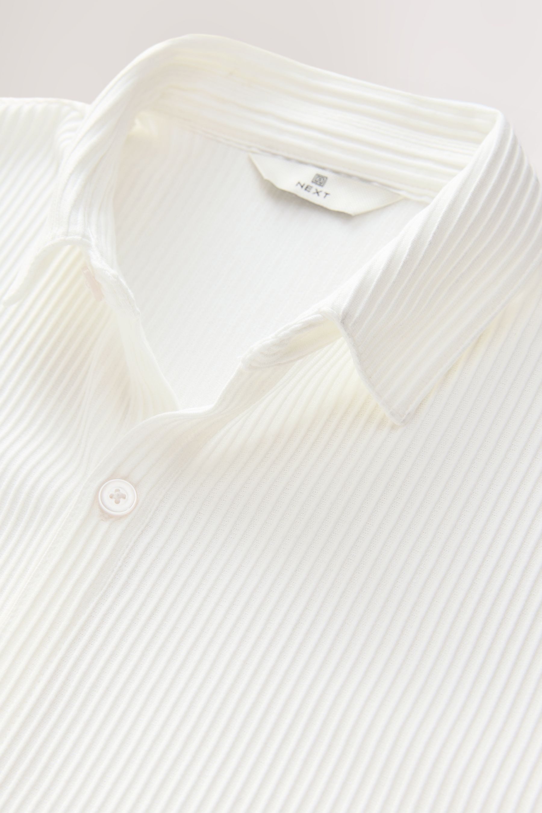 Next Kurzarmhemd Strukturiertes, smartes Jersey-Hemd (1-tlg) günstig online kaufen
