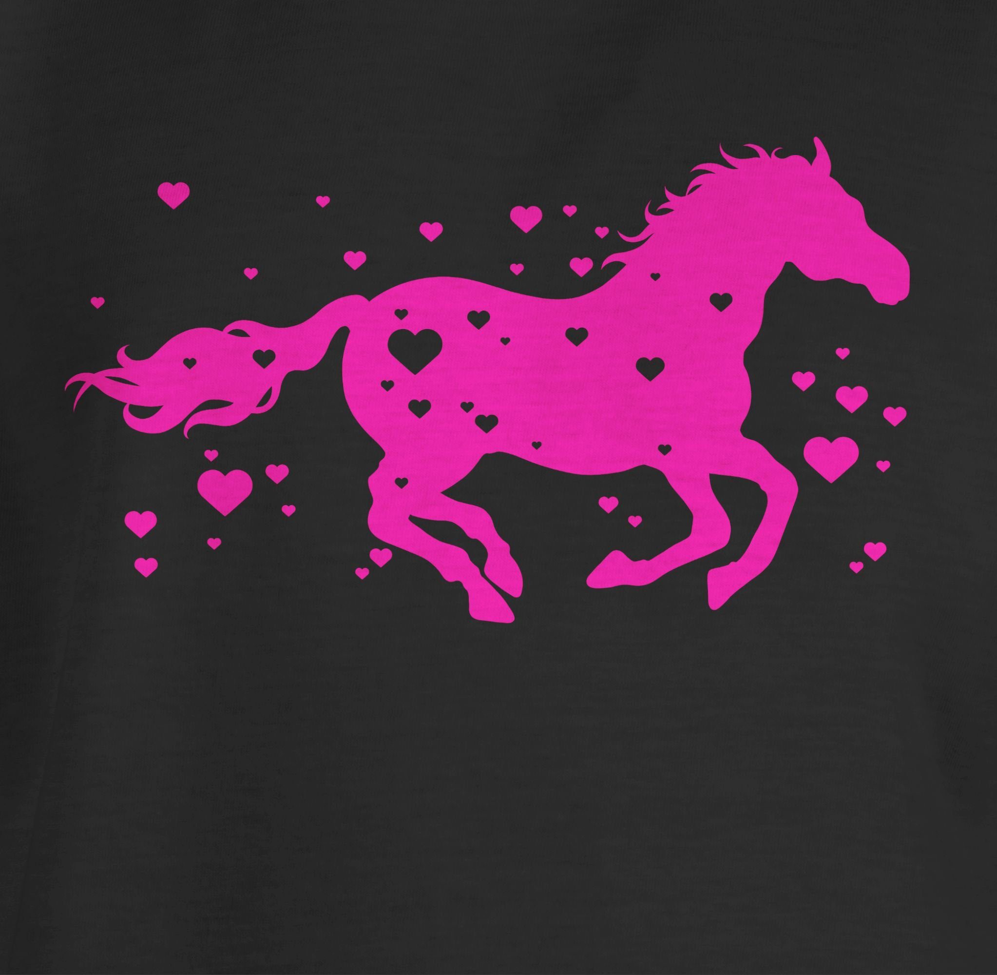 Shirtracer T-Shirt Geschenk Pferd I Pferdemädchen Geschenke I Reitpferd I Springpferd Pferd