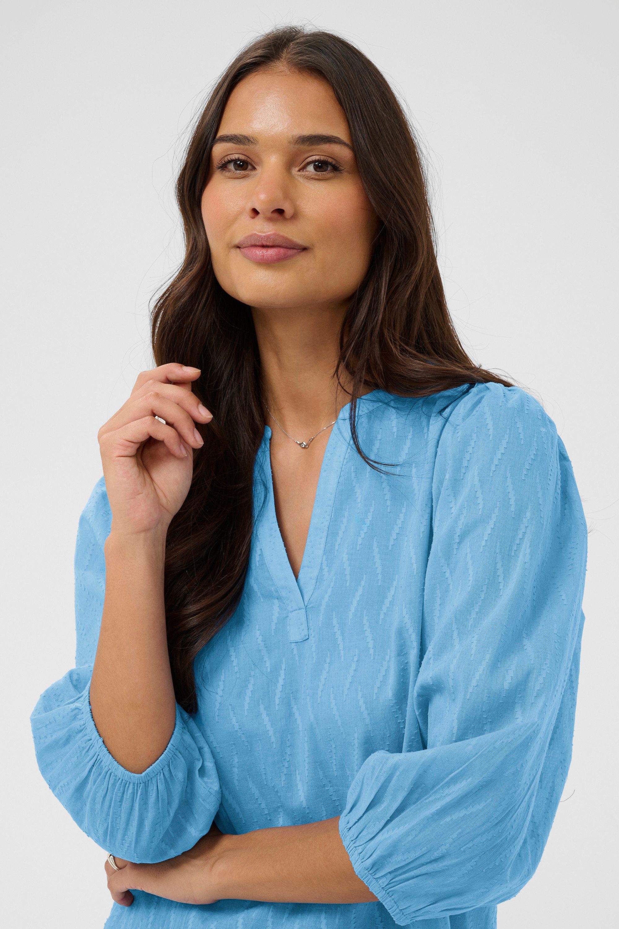 KAFFE Kurzarmbluse Kurzarm-Bluse KAgabriela