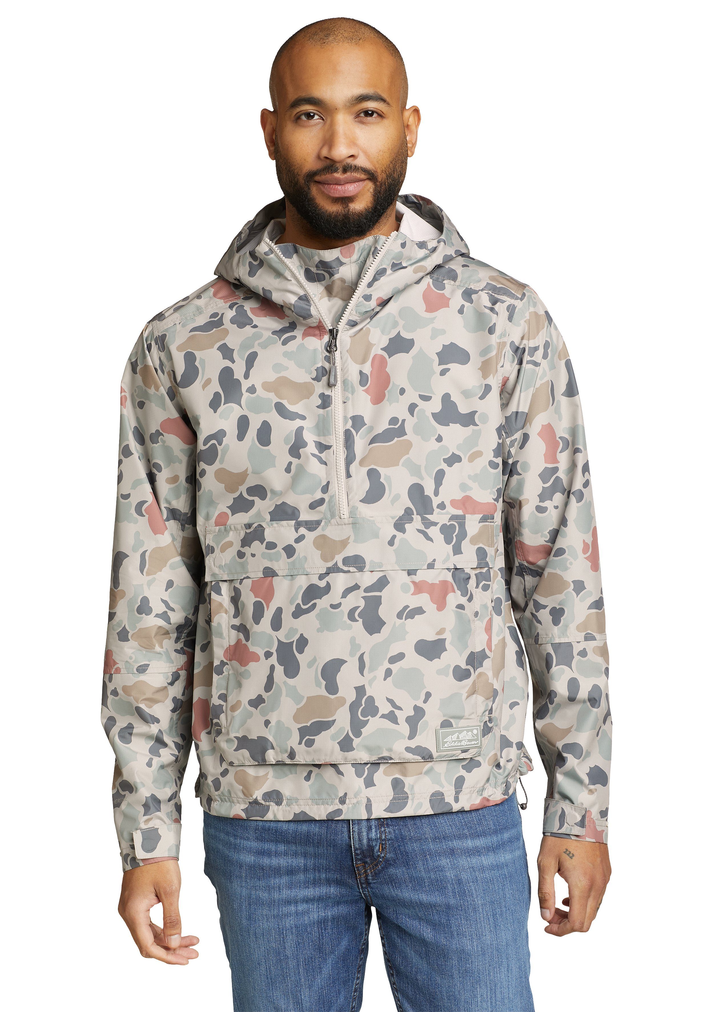 Eddie Bauer Anorak Rainpac Anorak Hellbeige