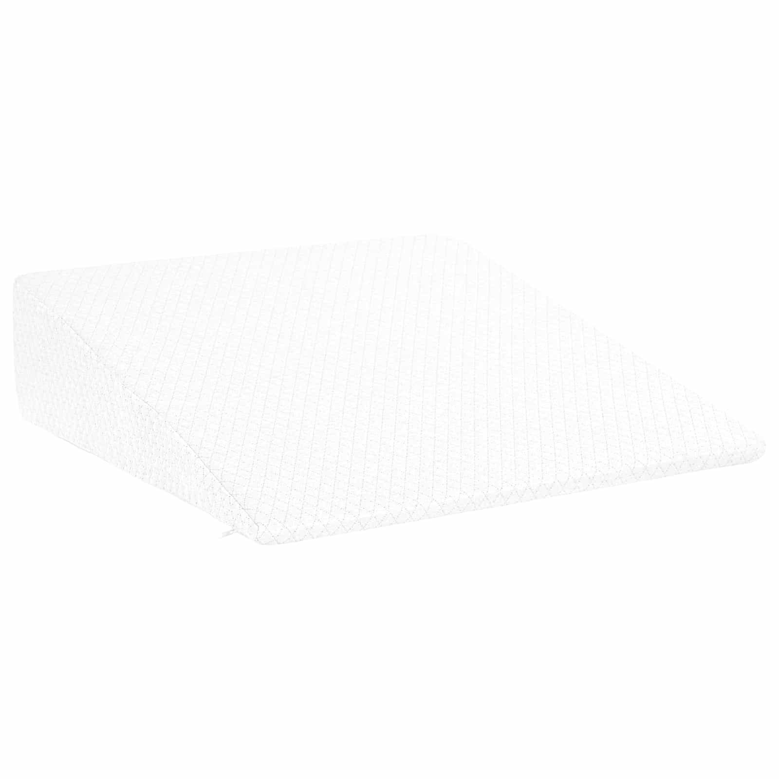 vidaXL Kopfkissen Keil Kopfkissen Uni Weiß 69 x 64 x 19 cm Viscoschaum, Bez günstig online kaufen