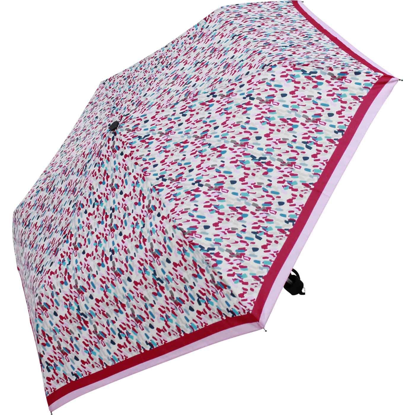 besonders Sprinkle, in passt Schirm, - doppler® kleiner Super-Mini Tasche jede Havanna und leichter Taschenregenschirm Damen pink