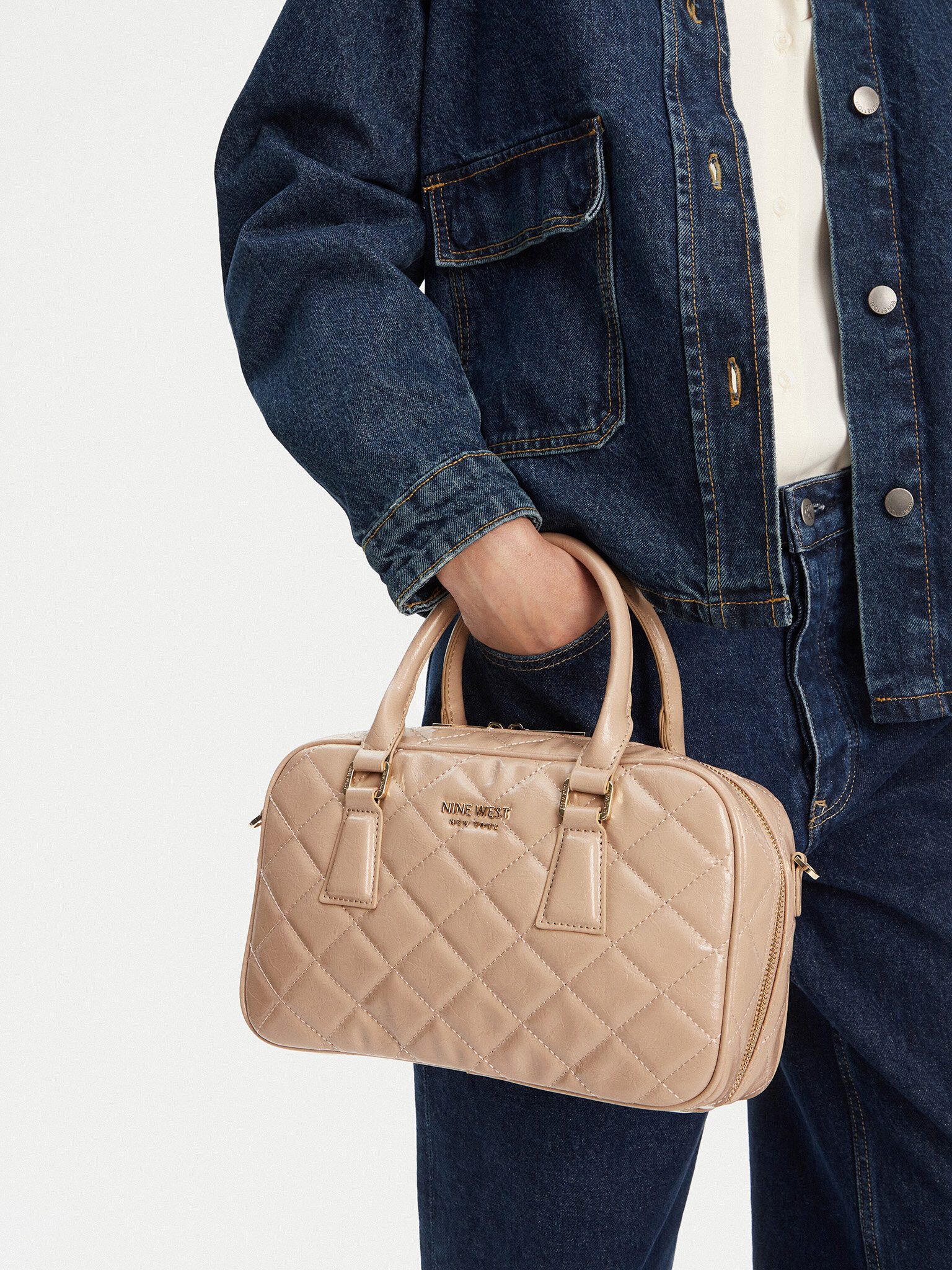 Nine West Handtasche Nine West Damenhandtasche Beige NINE WEST-CEO-STACY-LA374-4067 Beige