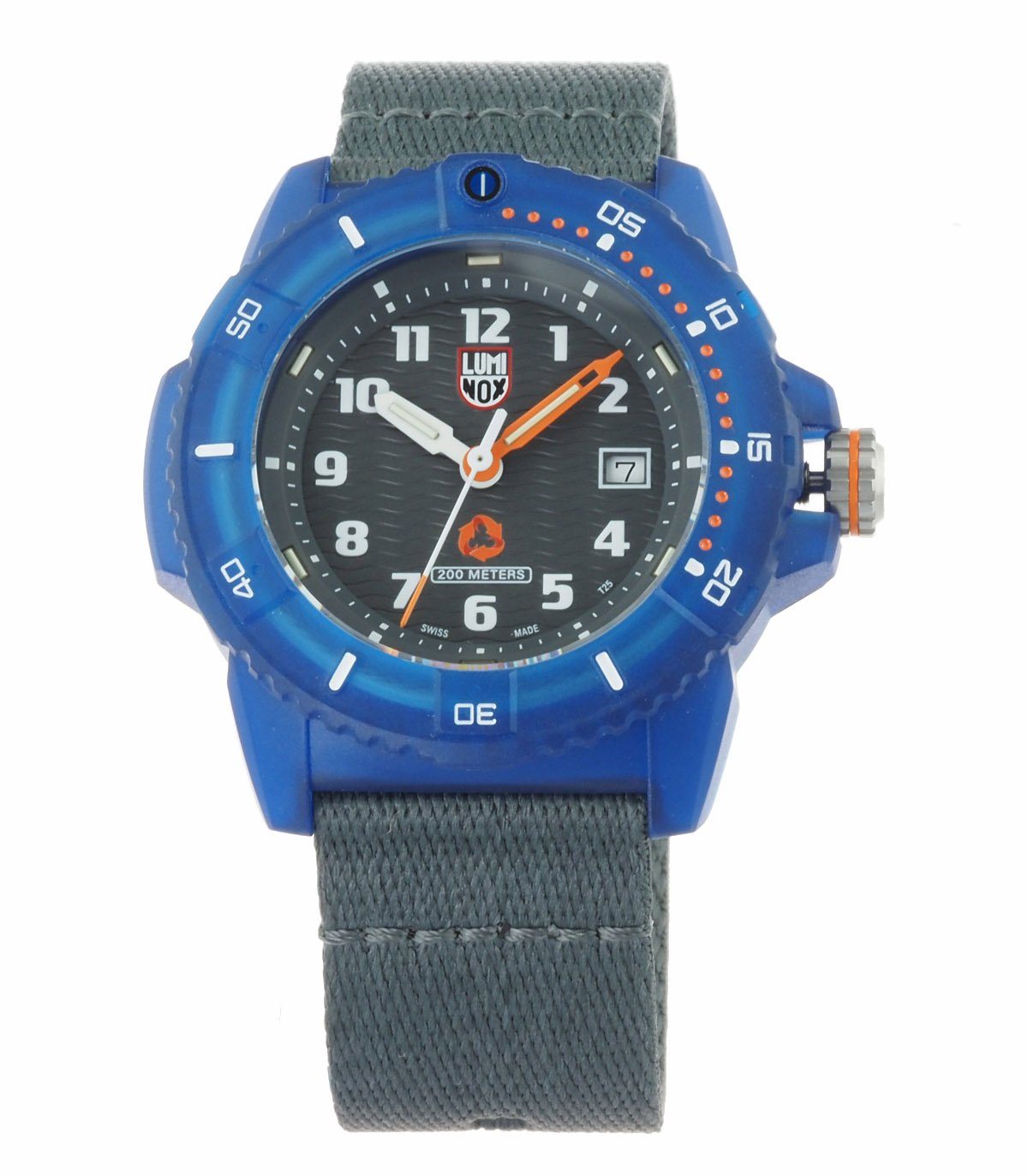 Luminox Schweizer Uhr Herren Uhr XS.8902.ECO, TIDE MATERIAL, BLUE/D.GREY Neu, Luminox Light Technology: Dauerhaftes Leuchten für bis zu 25 Jahre