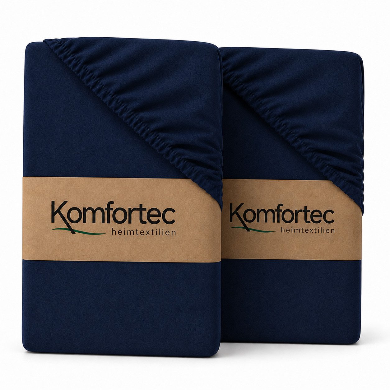 Komfortec Spannbettlaken Boxspringbett bis 15cm - 30cm Matratzenhöhe, Mikrofaser, Gummizug: Rundum, (2 Stück)