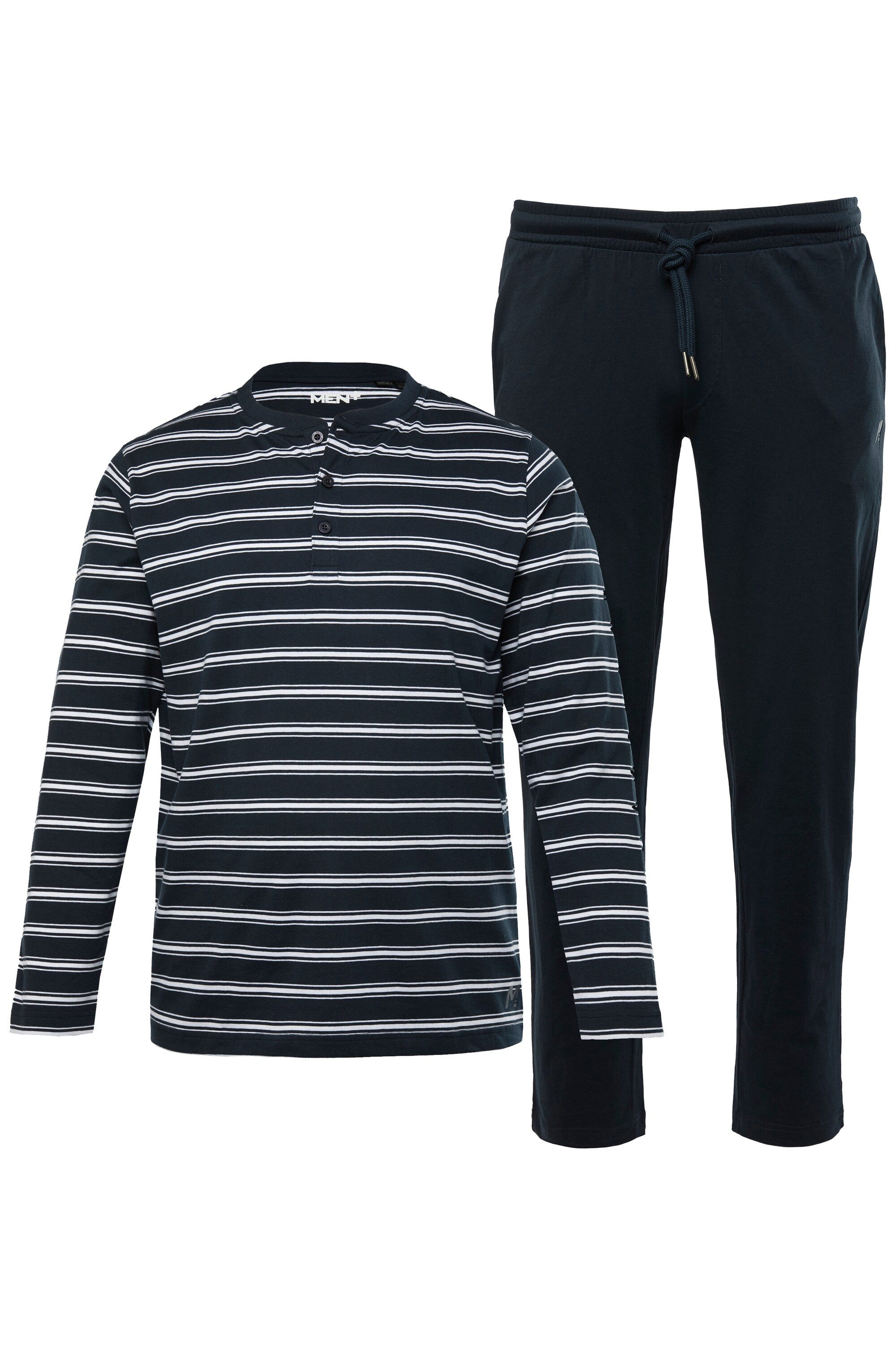 Men Plus Schlafanzug Men+ Schlafanzug Bauchfit Zweiteiler bis 8 XL günstig online kaufen