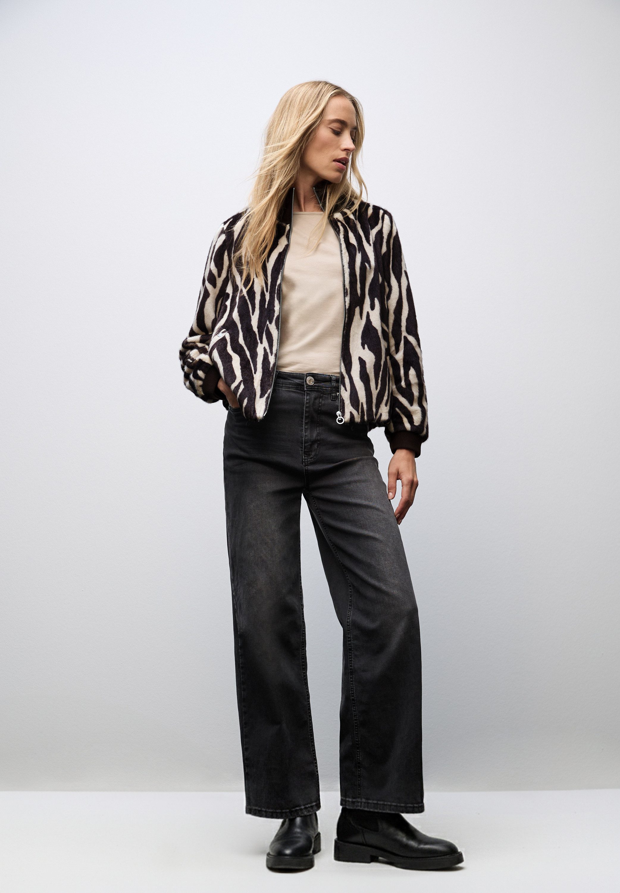 STREET ONE Blouson mit Tunnelzug am Saum