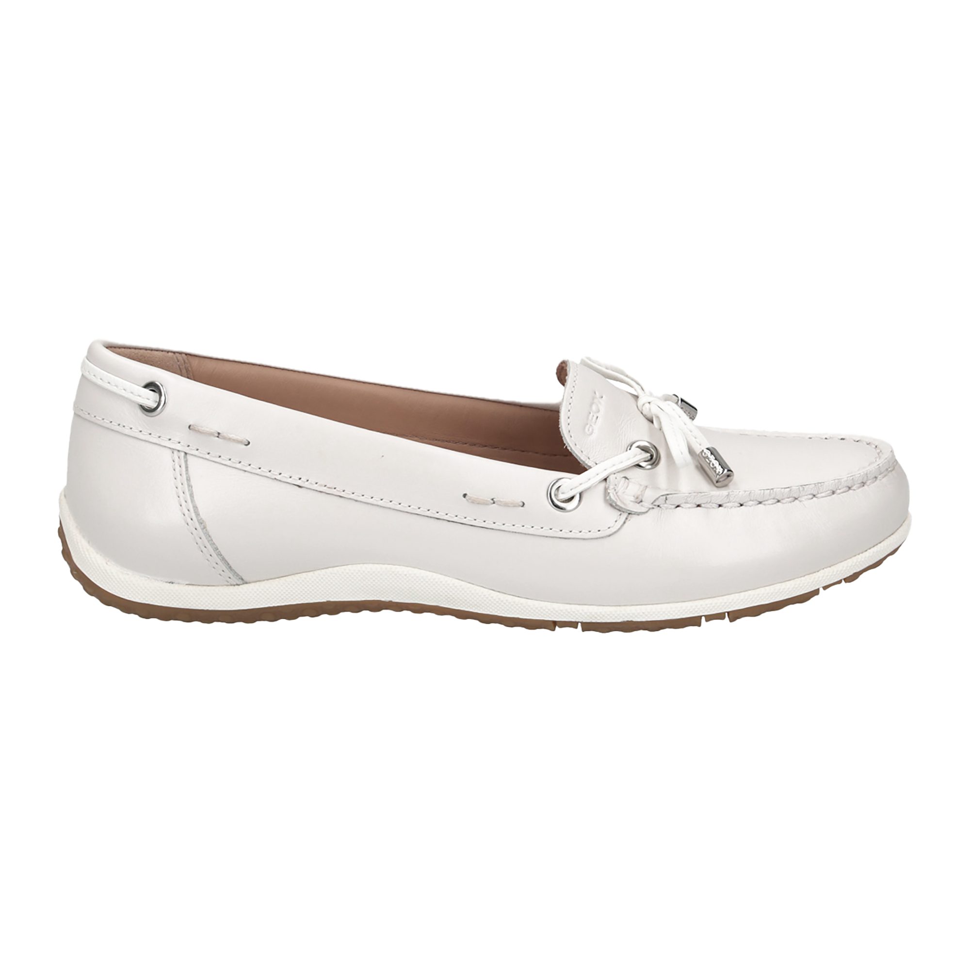 Geox GEOX VEGA, Slipper & Mokassin, Weiß, Damen Slipper