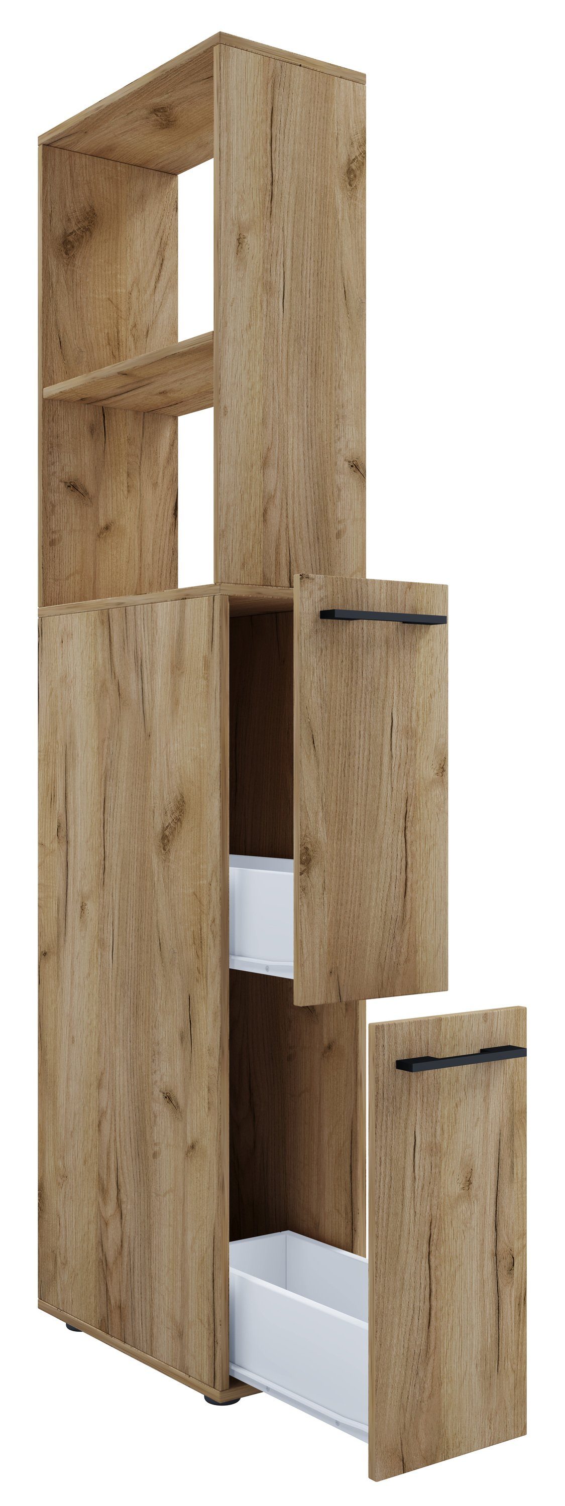 VCM Hochschrank Holz Badmöbel Nischenschrank Schublade günstig online kaufen