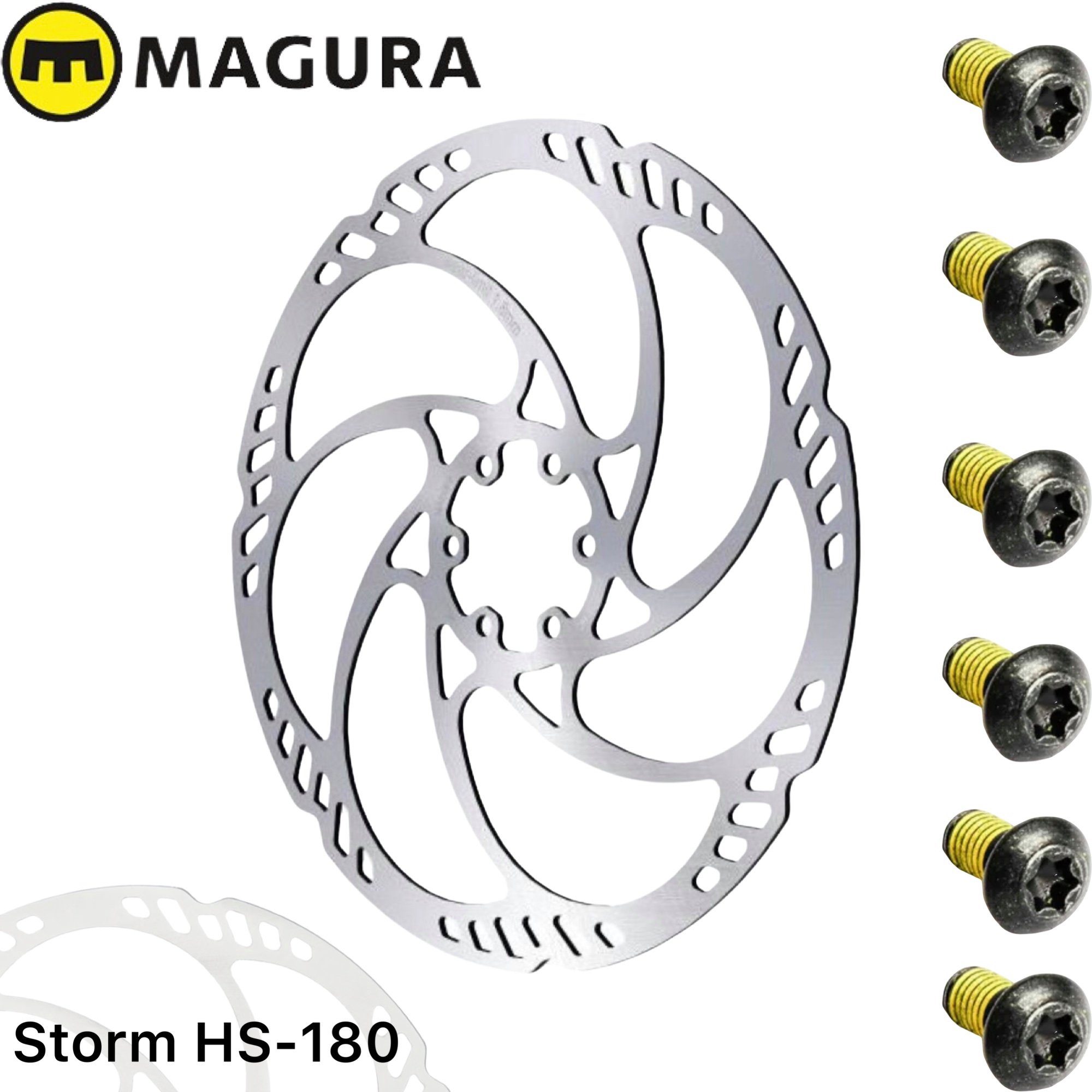 Magura Scheibenbremse Magura Bremsscheibe Storm HC 6-Loch 180mm