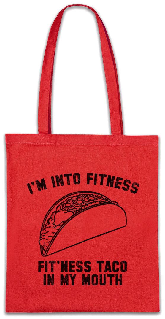 Urban Backwoods Beuteltasche Fitness Taco Stofftasche Gym Mexican Food Tortilla Burrito Nom Nom (1-tlg), Geek Nerd Hunger Hungrig