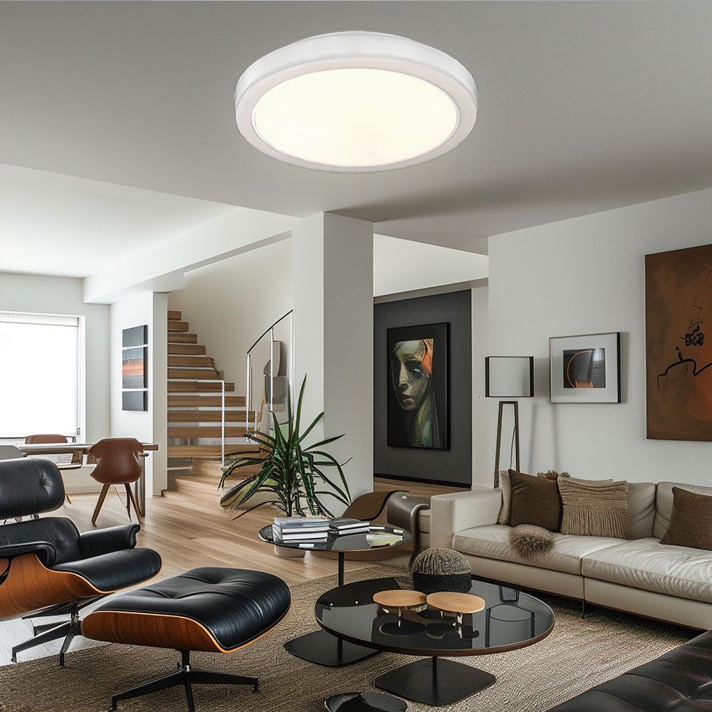 GLOBO LIGHTING LED Deckenleuchte, Leuchtmittel inklusive, Warmweiß, LED 8 Watt Deckenleuchte Deckenbeleuchtung Deckenlampe