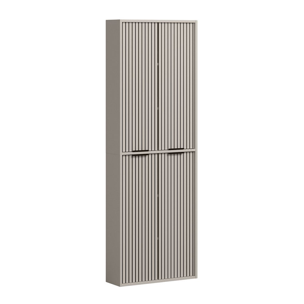 Vicco Hochschrank Ruford, Cashmere, 60 x 176 cm mit 4 Türen (1-St)