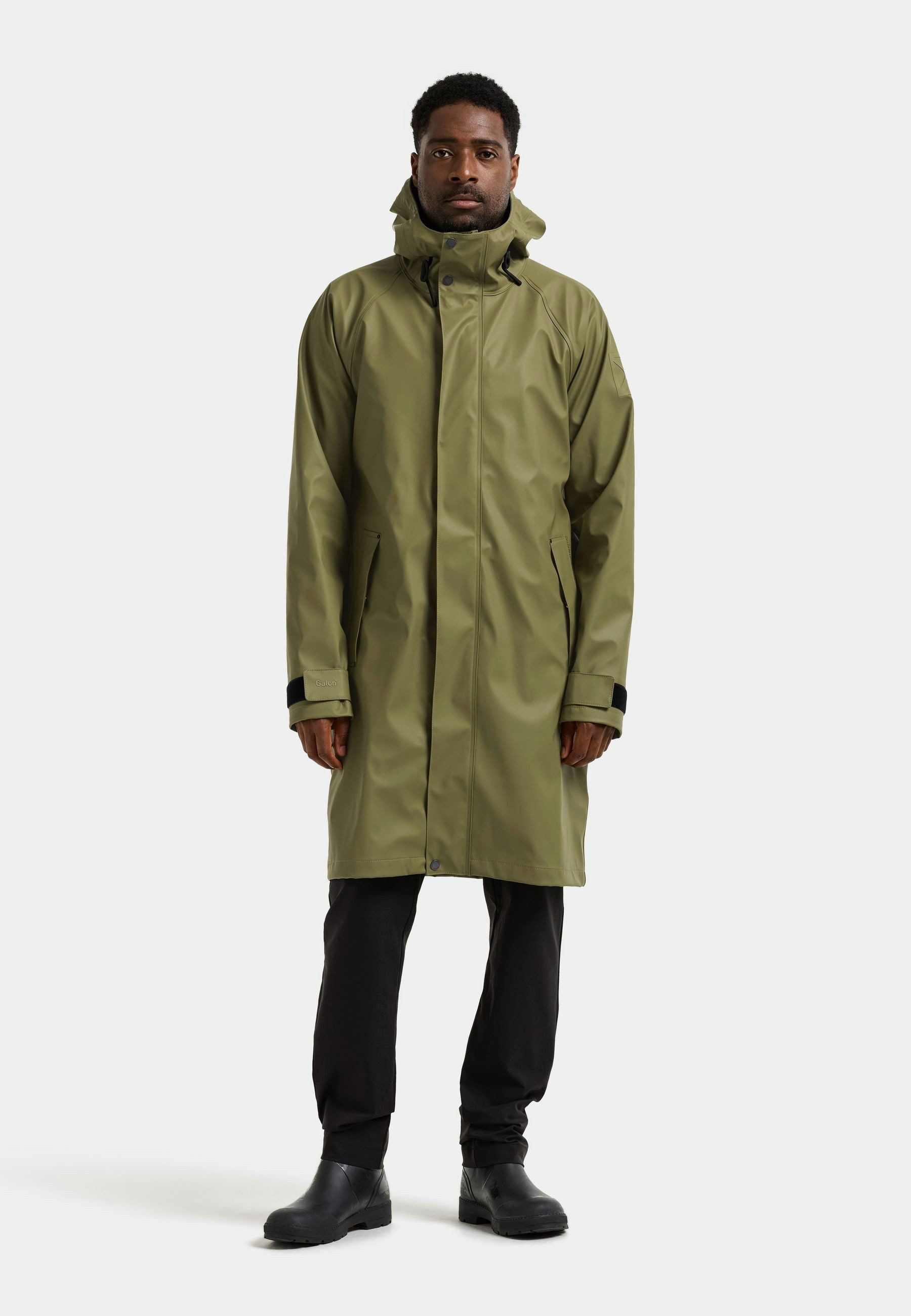 Didriksons Regenjacke Herren Regenmantel Wasserdicht NOAH mit Kapuze mit Taschen