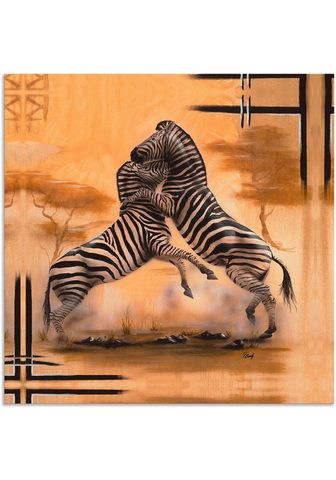 Artland Paveikslas »Zebra-Kampf« Wildtiere (1 ...