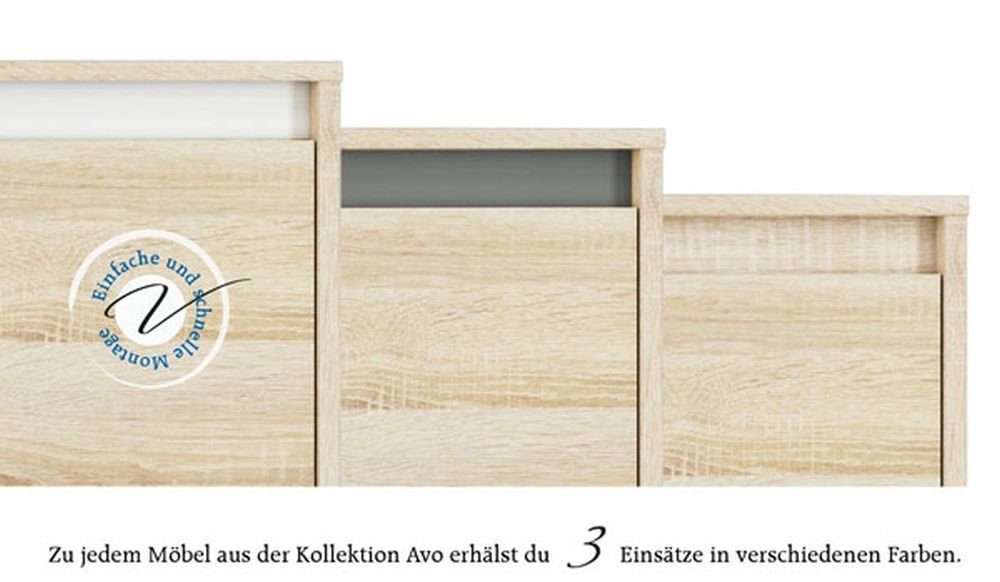 1 1 (Set, Kleiderschrank Avo, Schreibtisch Feldmann-Wohnen - Jugendzimmer-Set - Highboard) 1