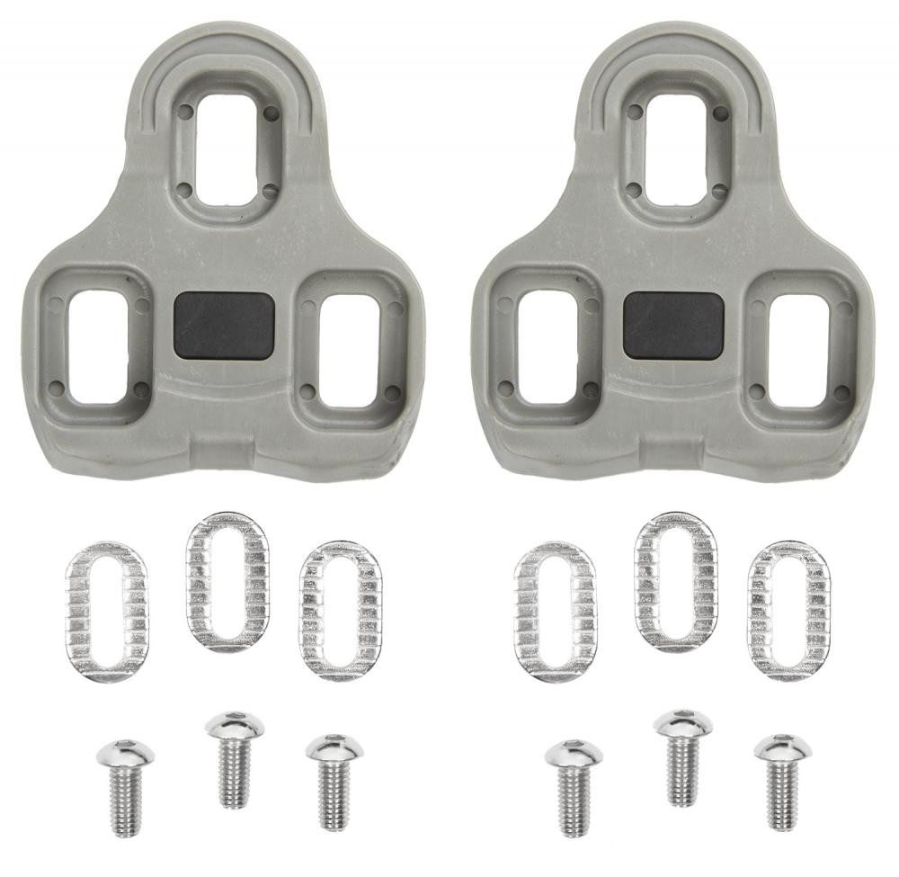 M-Wave Fahrradpedale M-WAVE Cleat L Schuhplatten-Set - kompatibel mit Look KEO Klickpedalen