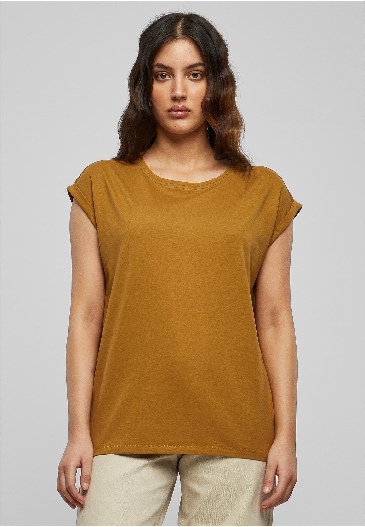URBAN CLASSICS Rundhalsshirt Ladies Extended Shoulder Tee Damen T-Shirt günstig online kaufen