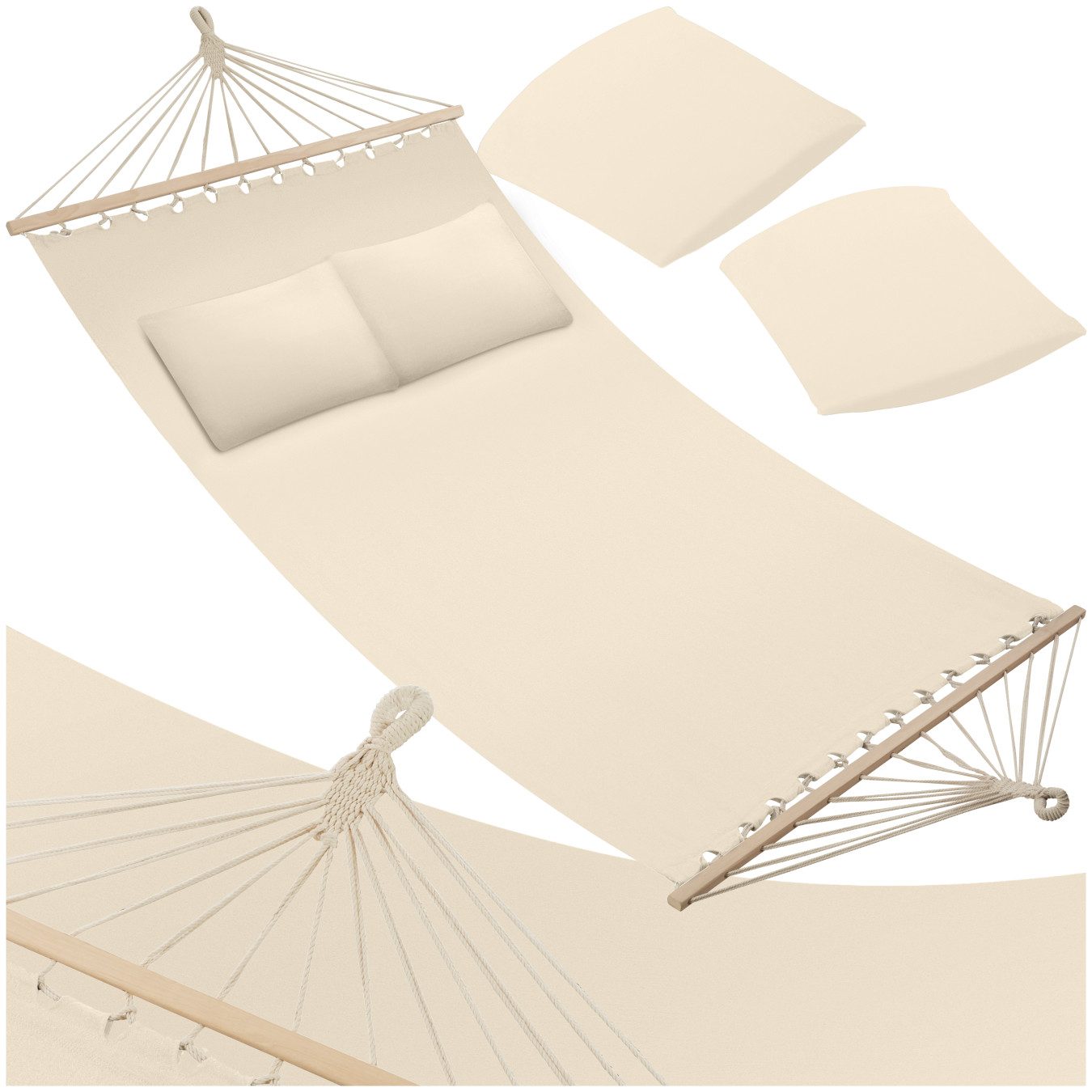 tectake Hängematte Hammock Eden, mit Spreitzstäben, günstig online kaufen