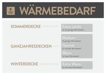 Daunenbettdecke, Bronze, SPESSARTTRAUM, Füllung: 90% Daunen, 10% Federn, Bezug: 100% Baumwolle, hergestellt in Deutschland, allergikerfreundlich