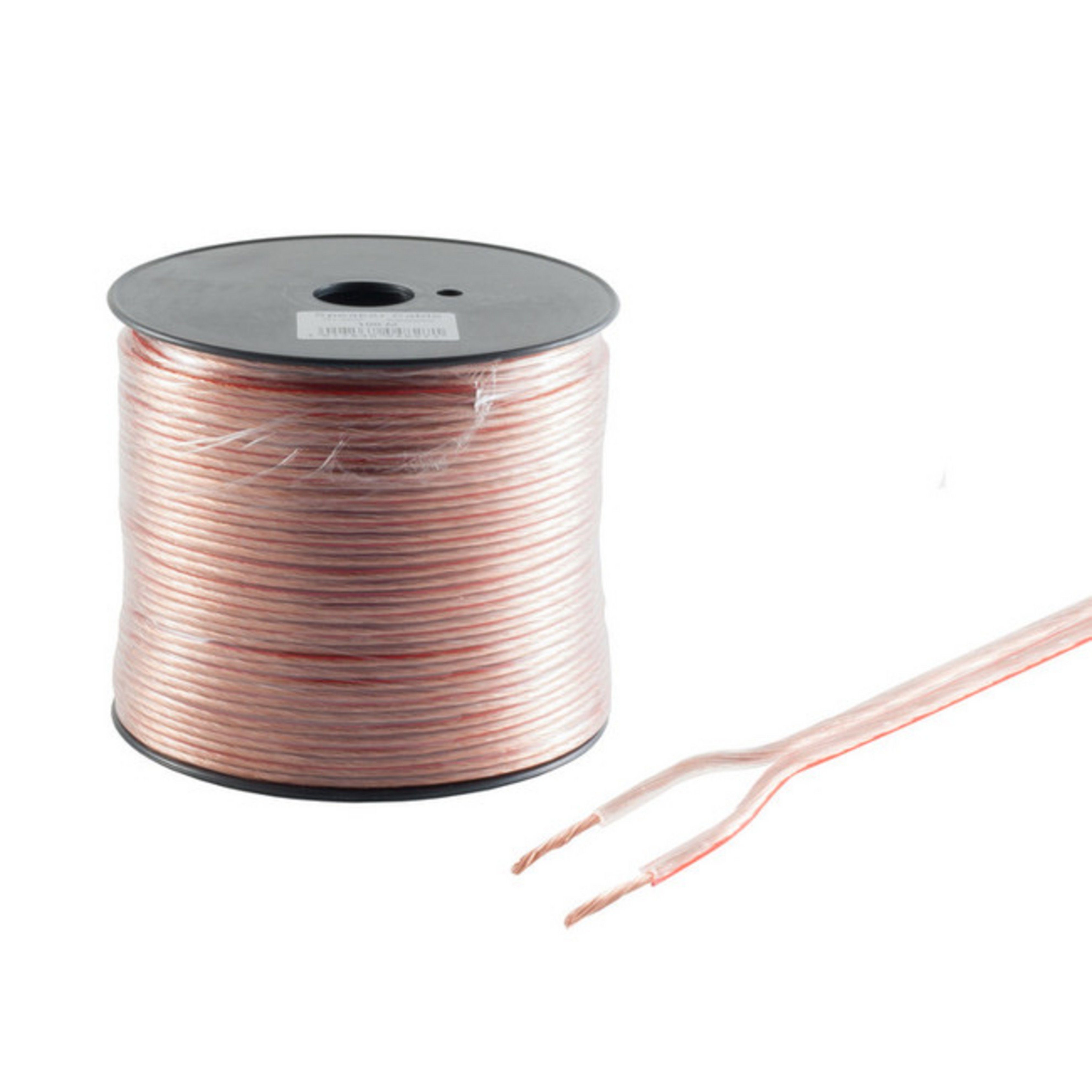 S/CONN maximum connectivity® LS-Kabel 1,5mm² 48x0,20 CCA weiß 25m Audio- Kabel, (2500 cm)