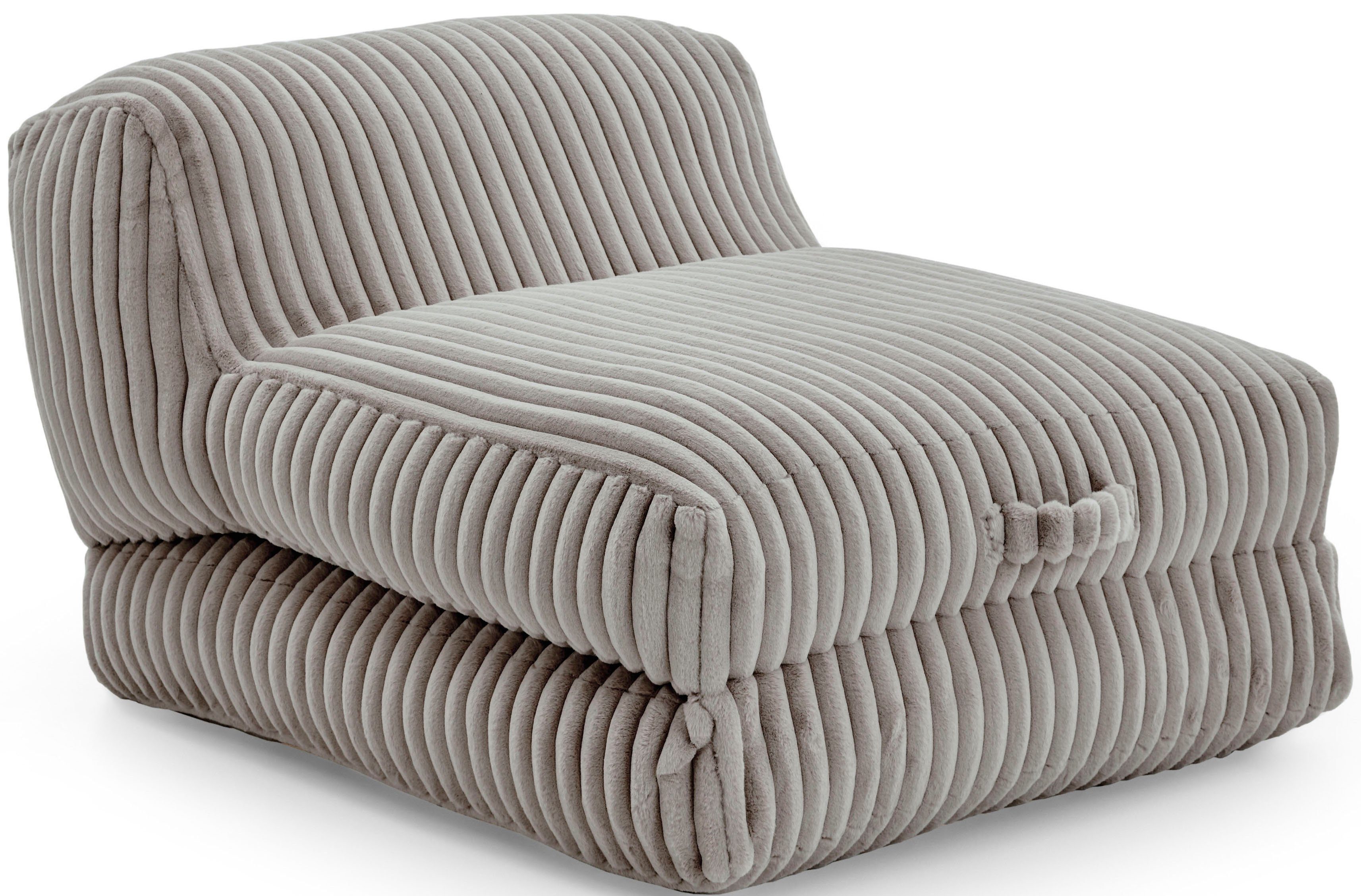 Home affaire XXL-Sessel Pia, Loungesessel in Megacord, 2 Größen, Schlaffunk günstig online kaufen