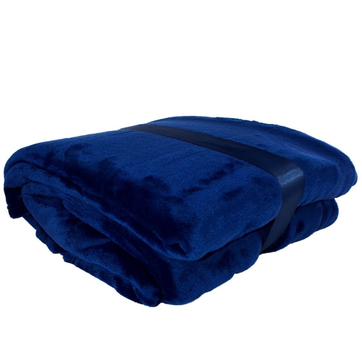 Wohndecke Flanell Couchdecke 145x195cm mit Ärmeln und Tasche Kuscheldecke, Marabellas Shop, in verschiedenen Farben Blau