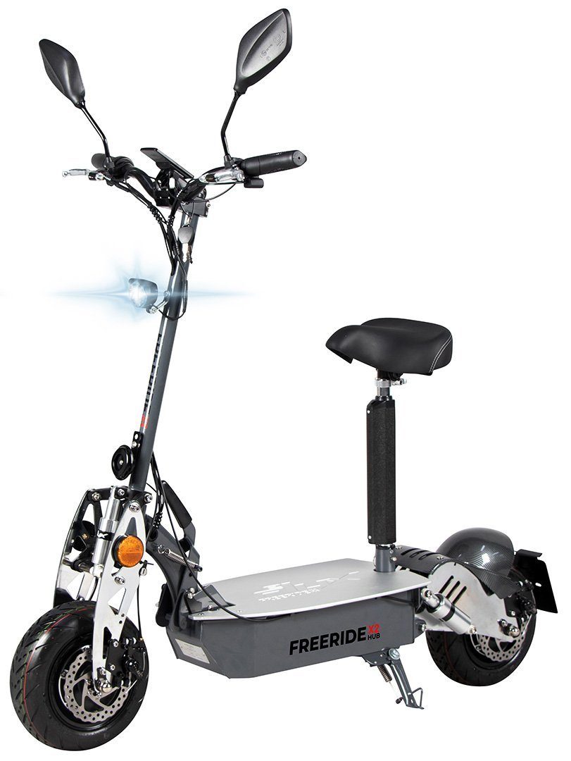 eFlux E-Scooter Freeride X2, 45,00 km/h, 45 km/h - Zulassung - klappbar -  55 km Reichw. - 60 Volt - 20 Ah
