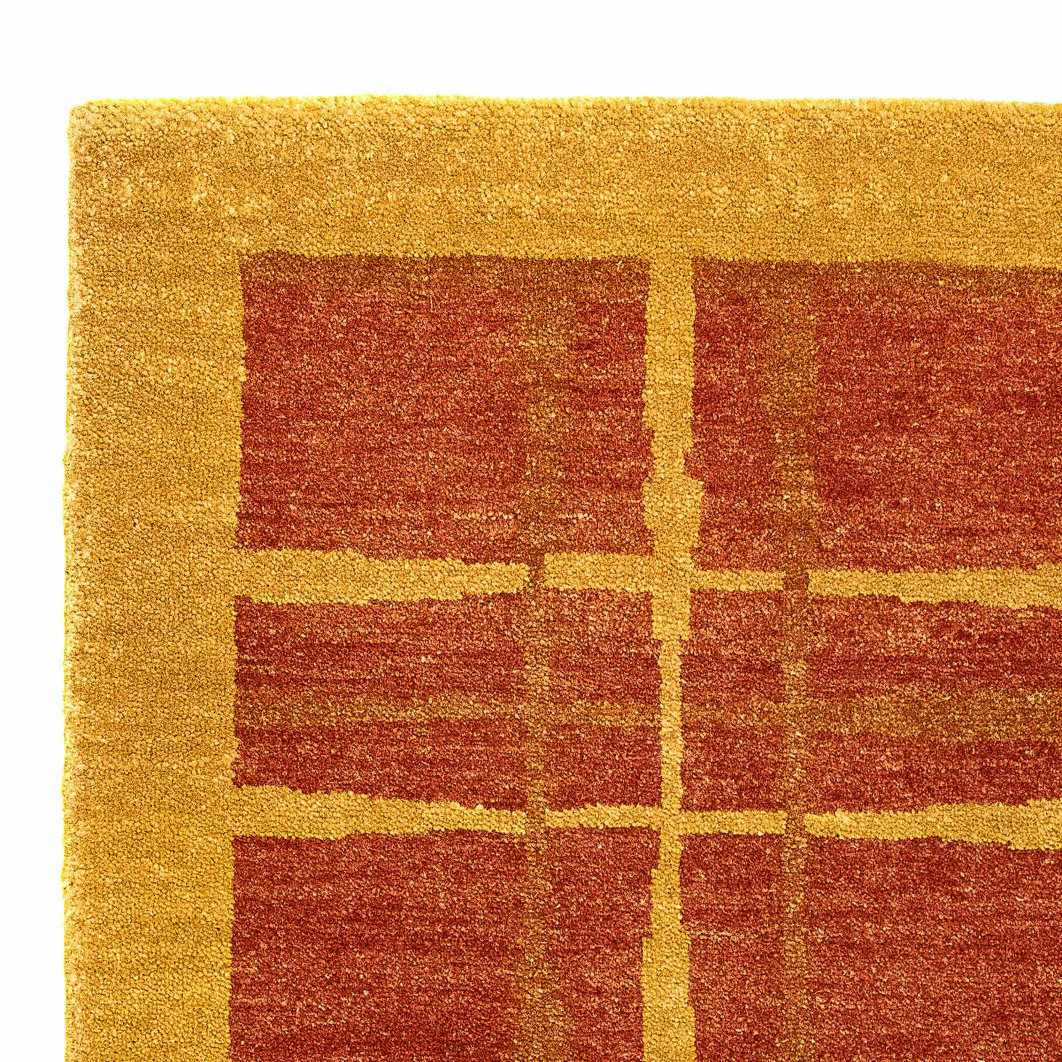 Orientteppich Ziegler - 89 x 6 mit rechteckig, Wohnzimmer, - cm gold, Zertifikat Einzelstück mm, 64 morgenland, Höhe: Handgeknüpft