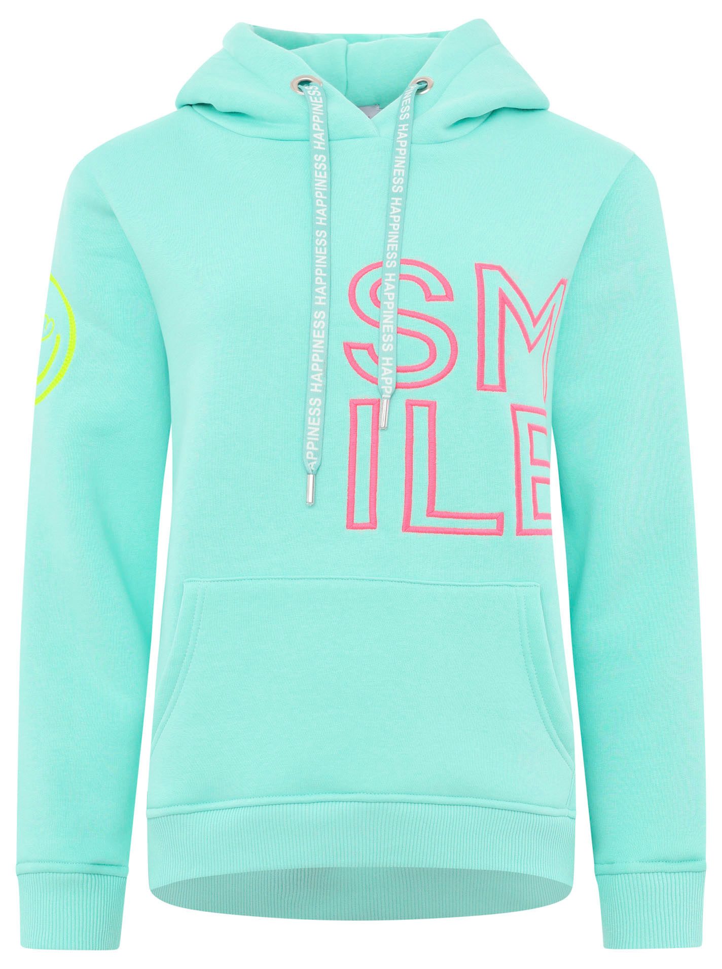 Zwillingsherz Hoodie "Alissa 2.0" mit SMILE Stickerei vorne und hinten günstig online kaufen