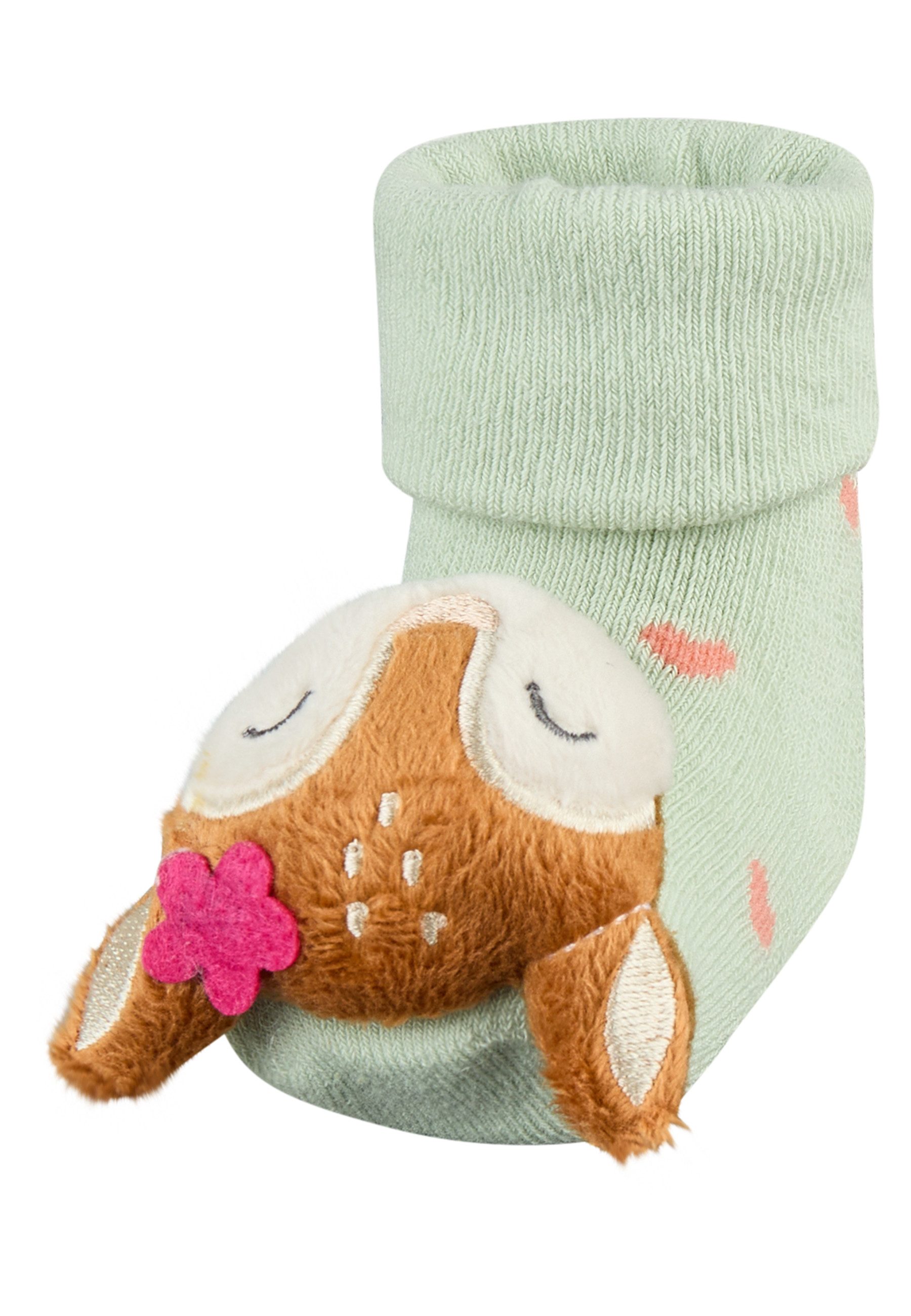 Sterntaler® Rasselsocke Baby Rasselsocken Reh