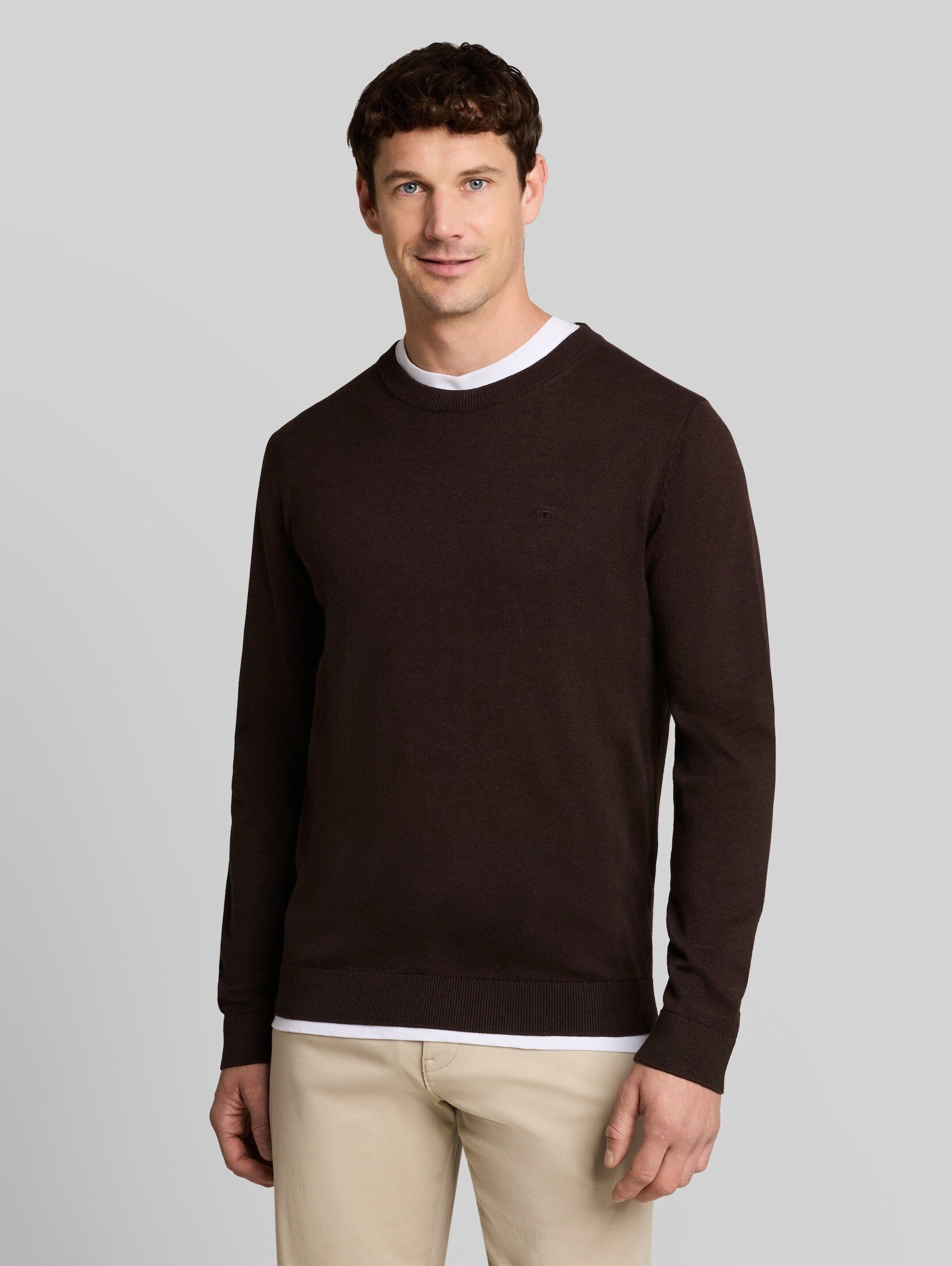 TOM TAILOR Strickpullover Pullover & Strickjacken Basic Strickpullover aus Baumwolle
