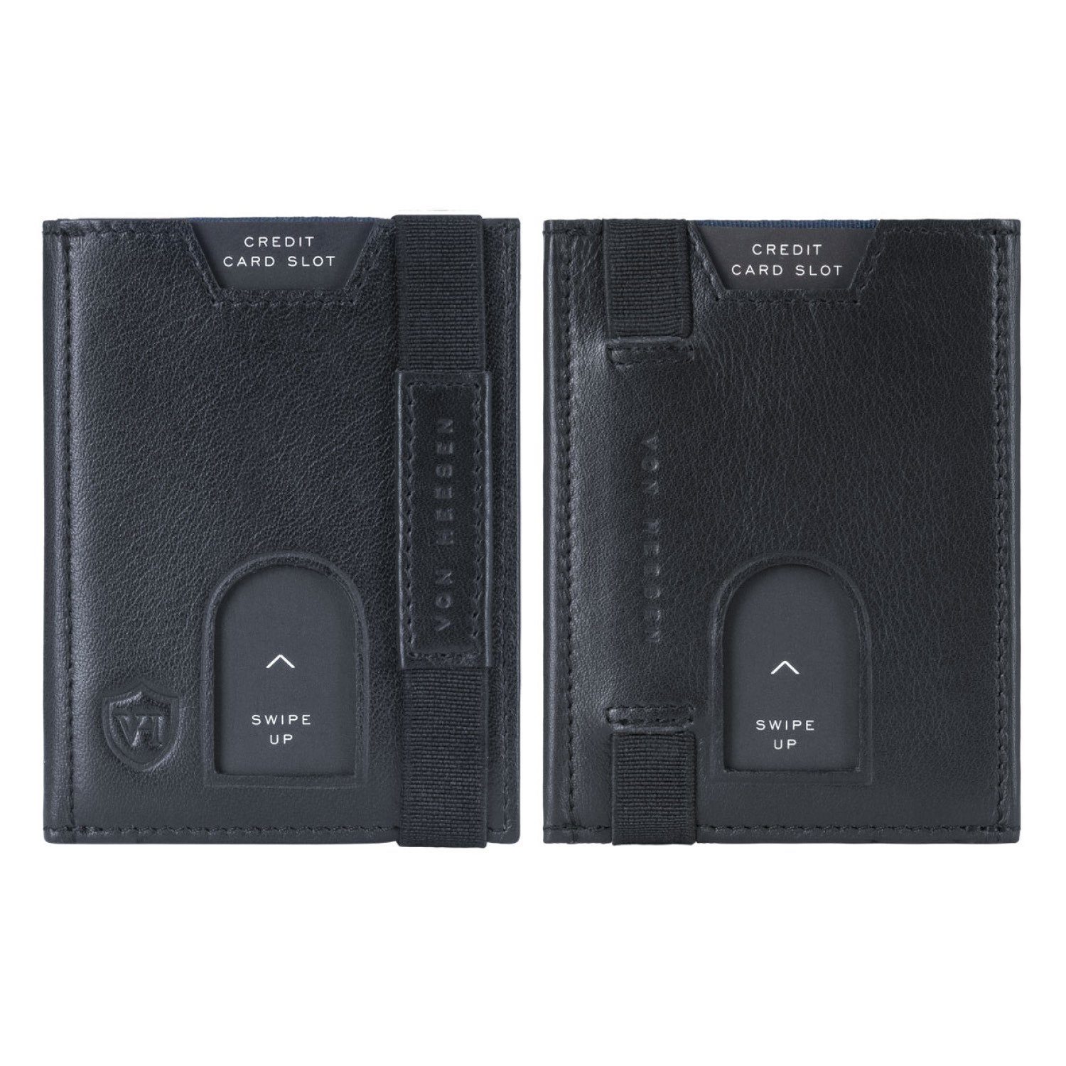 Geschenkbox 6 Wallet mit Whizz HEESEN Geldbörse Slim VON Portemonnaie inkl. Schwarz Geldbeutel RFID-Schutz Wallet Kartenfächer, &