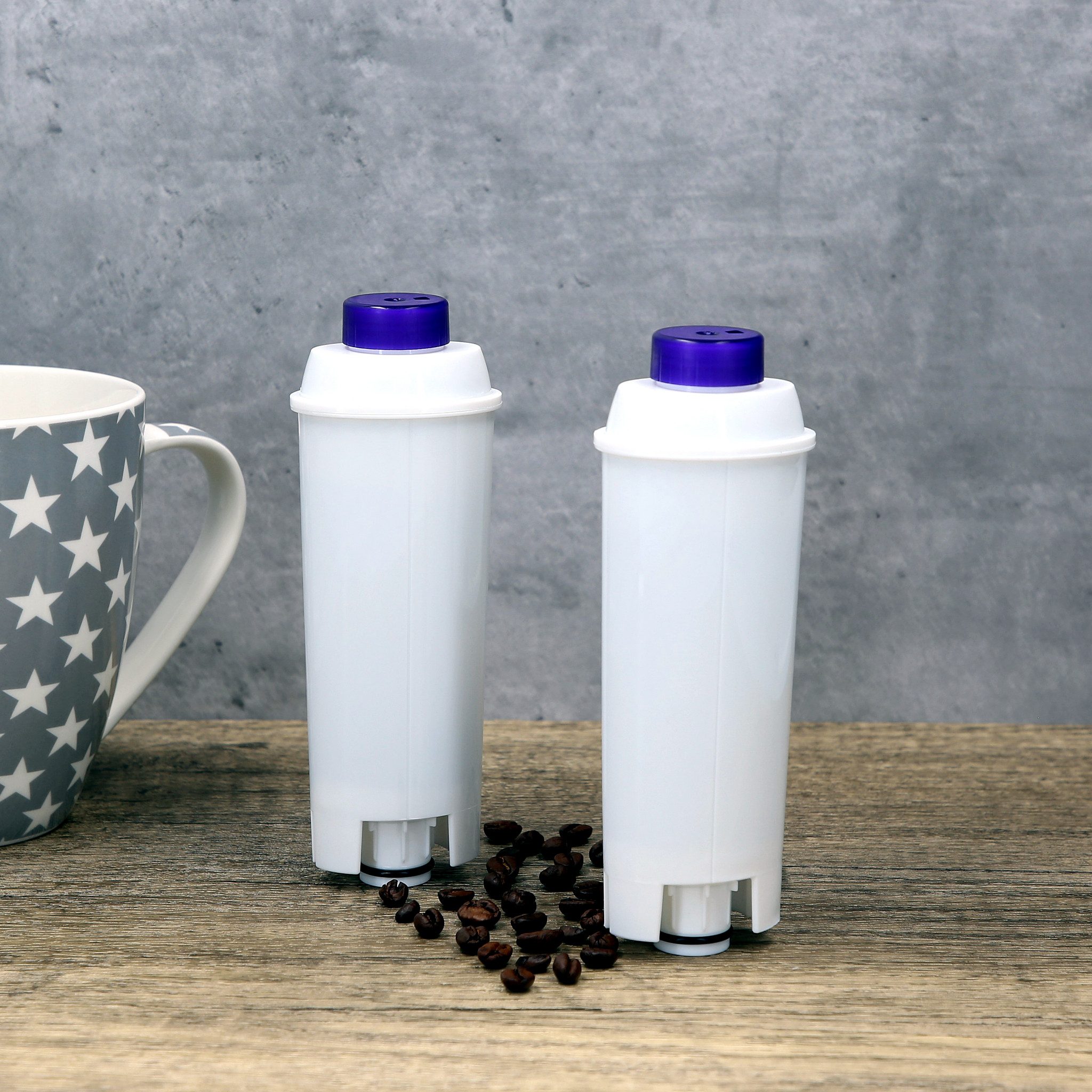 VonBueren Kalk- und Wasserfilter Filter für Kaffeevollautomaten/Kaffeemaschinen VonBueren, Zubehör für DeLonghi Kaffeevollautomaten wie Combi / ECAM / Espresso / Magnifica / Prima Donna