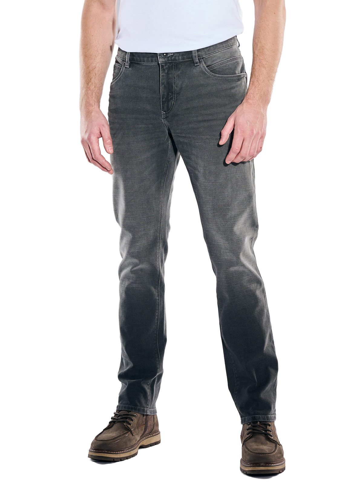 Engbers Stretch-Jeans Herren Jeans 5-Pocket Superstretch, Khaki