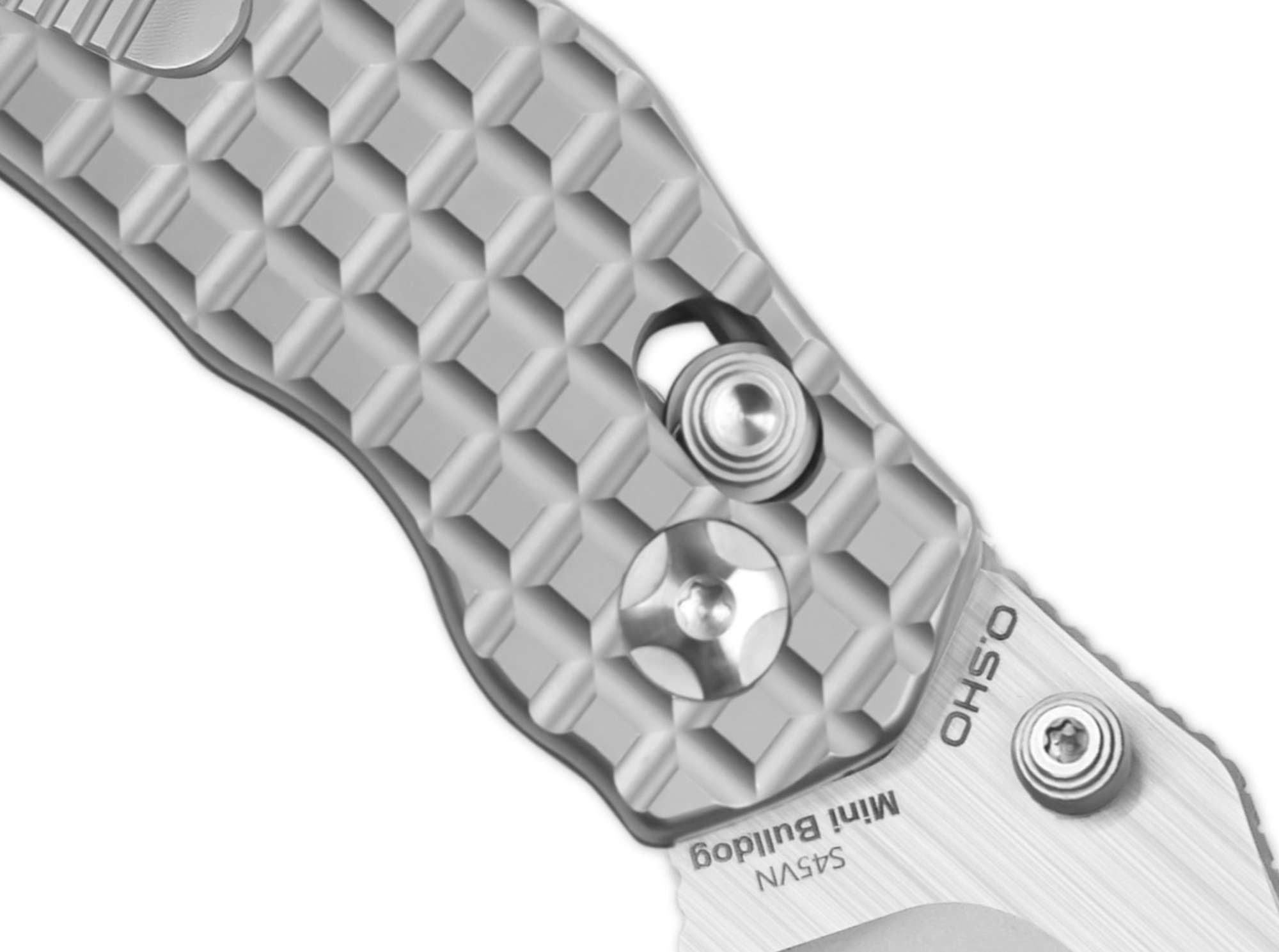 Kizer Taschenmesser Kizer Mini Bulldog S45VN Grey Ti