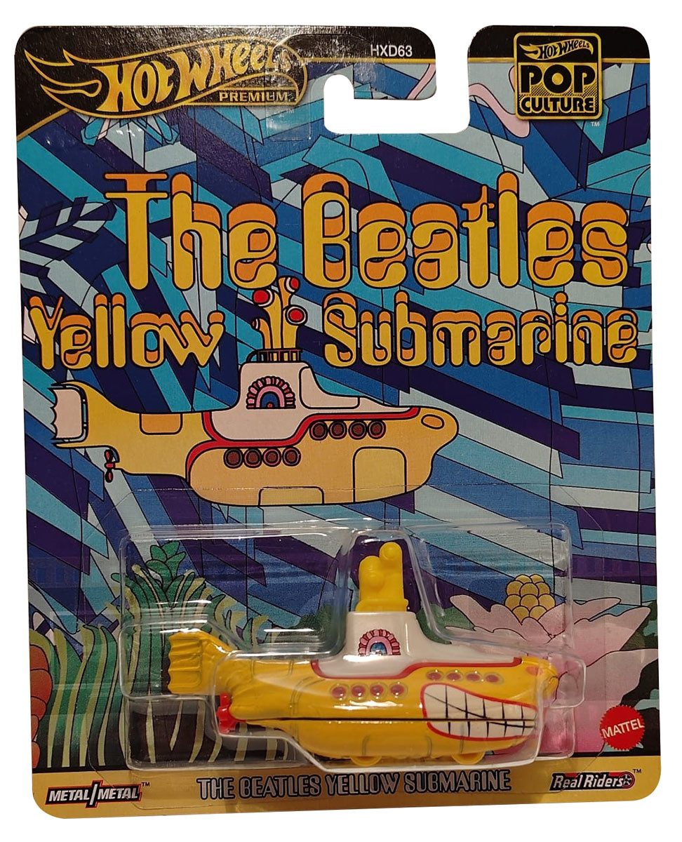 Hot Wheels Spielzeug-Boot Hot Wheels Pop Culture The Beatles U-Boot Yellow Submarine Movie