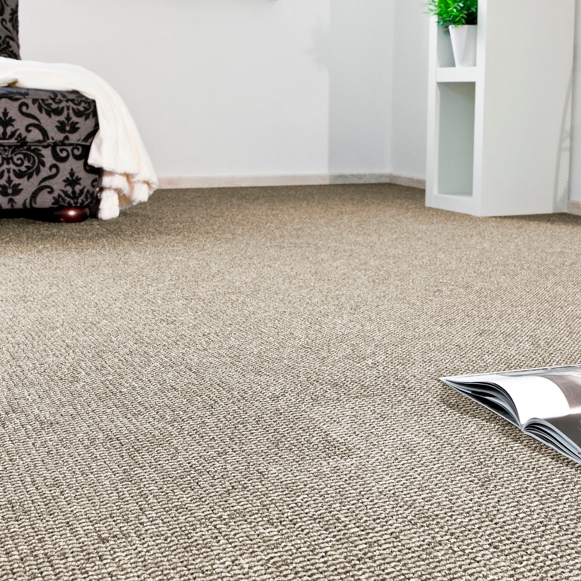 Andiamo Teppichboden Patras, Strukturschlinge, Made in Netherlands, rechteckig, Höhe: 8,5 mm, meliert, Breite 400 cm oder 500 cm, strapazierfähig & robust