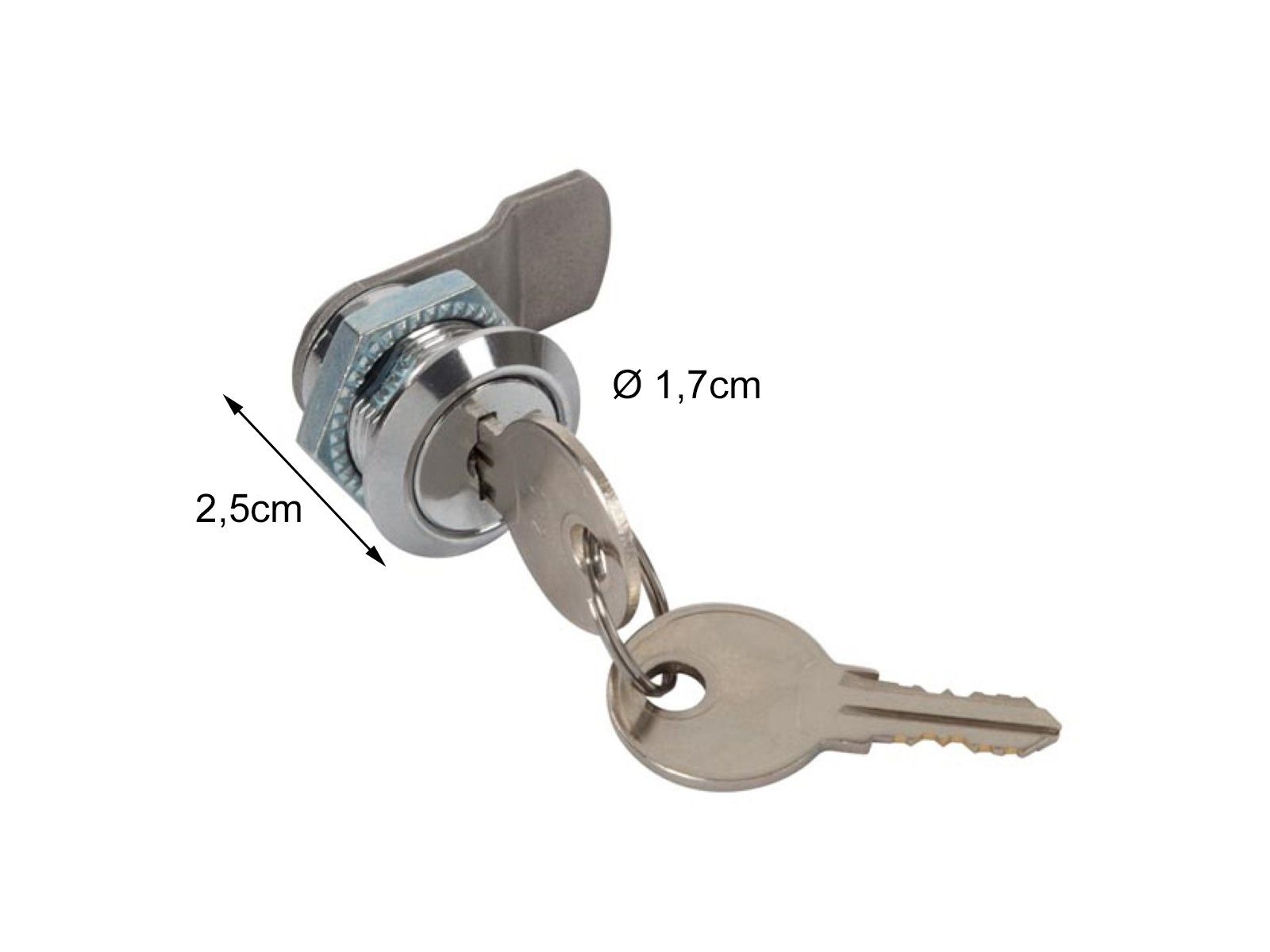 PEREL Briefkasten, Schloss für Postkasten, Ersatzteile Briefkastenschloß mi günstig online kaufen