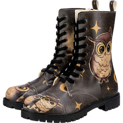 Dogo Shoes »Dogo Zipsy - Owls Family Schnürstiefel« Schnürstiefelette