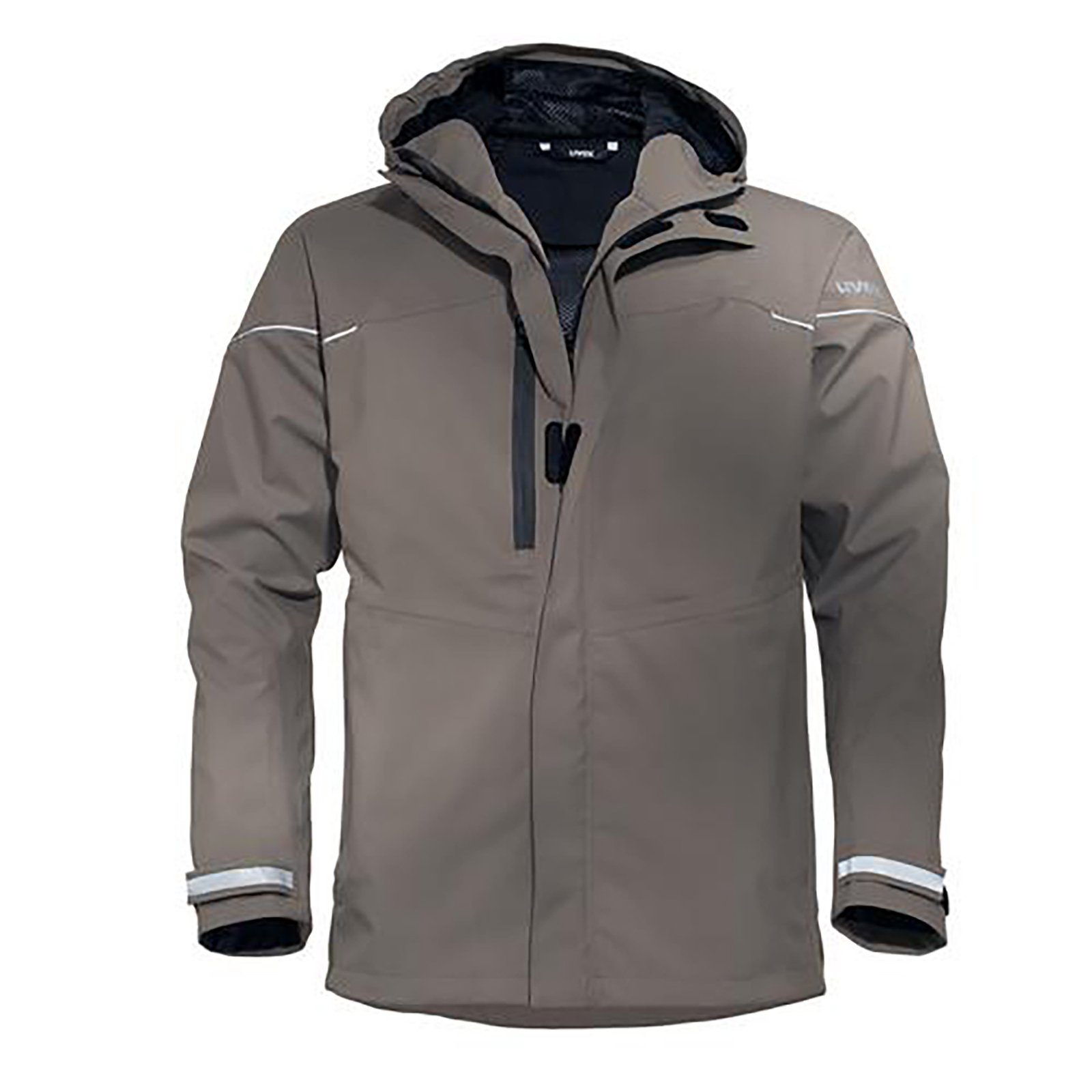 Outdoorjacke Wetterjacke perfeXXion braun, kiesel