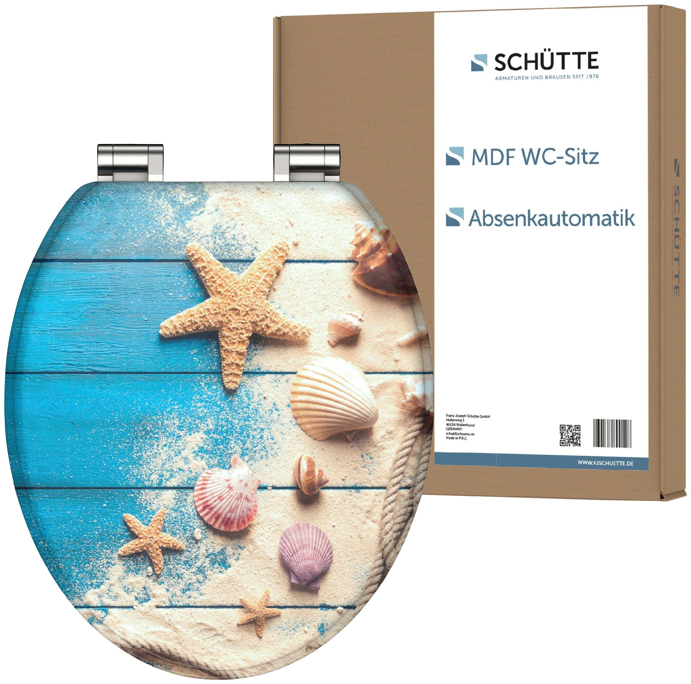 Schütte WC-Sitz BEACH AND WOOD, Toilettendeckel, mit Absenkautomatik günstig online kaufen