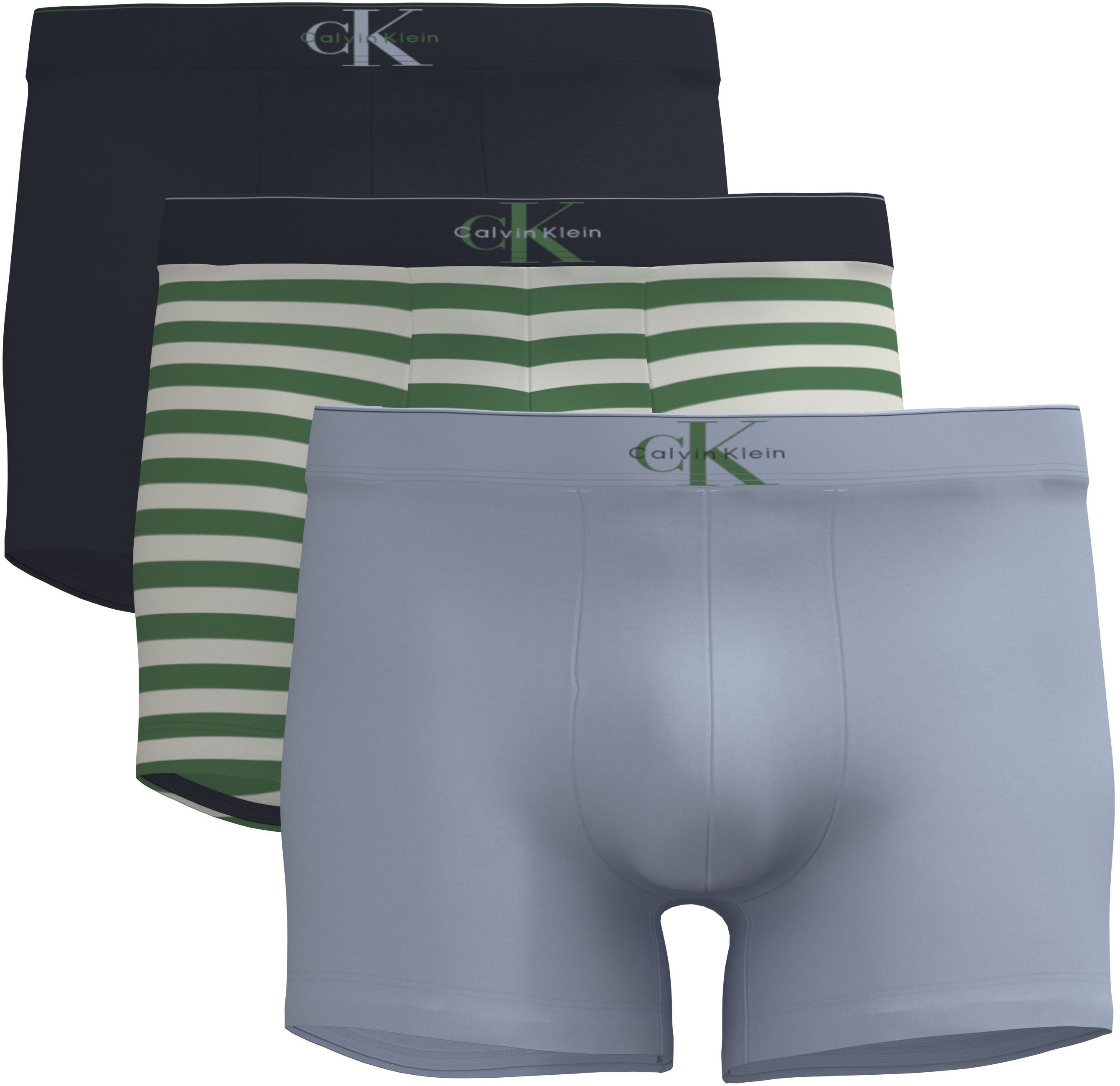 Calvin Klein Underwear Trunk Trunk 3PK (Packung, 3er-Pack) Körpernahe Passform mit elastischem Bund