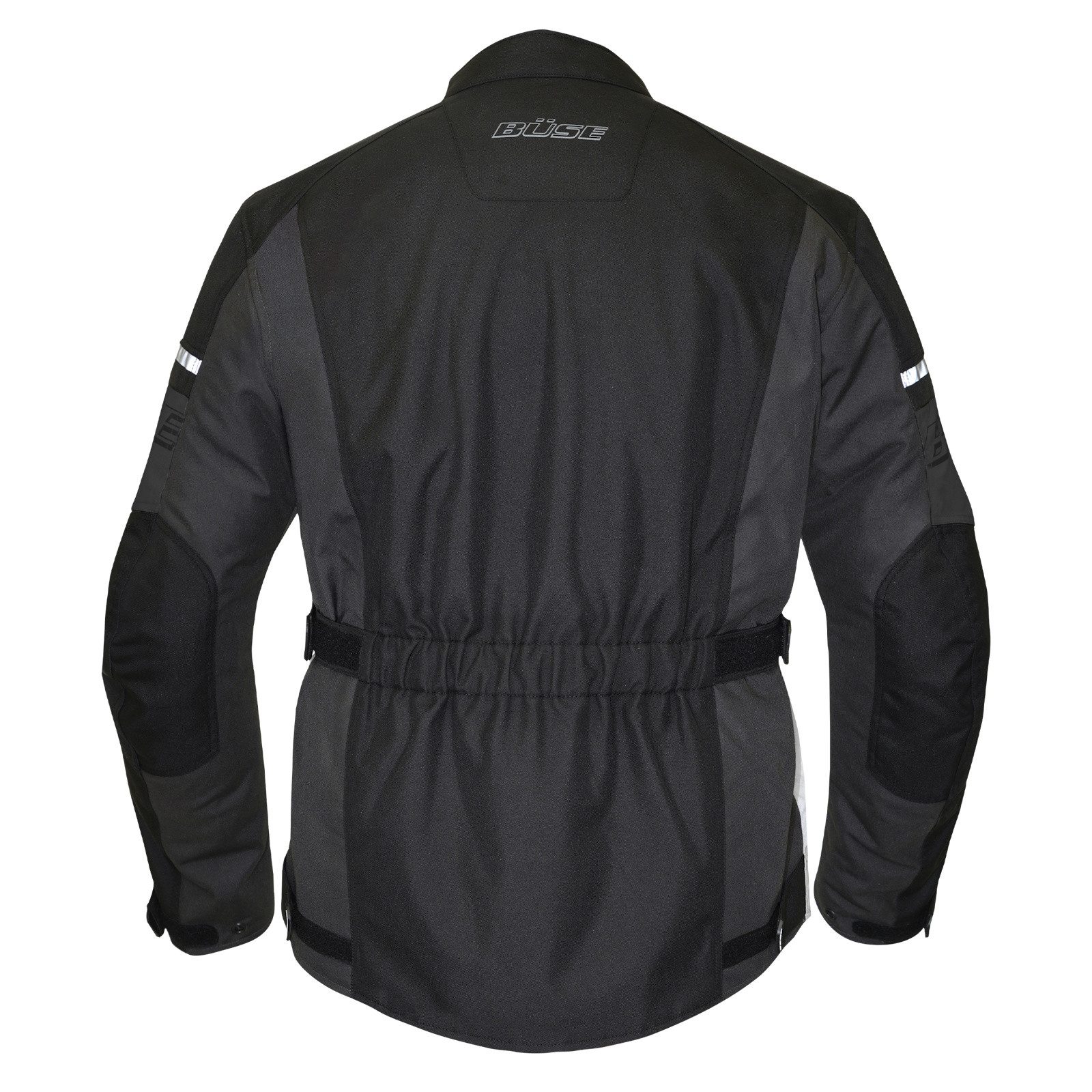 Büse Motorradjacke Büse Rider Kinder Textiljacke Schwarz / Neongelb 128 Allwetter