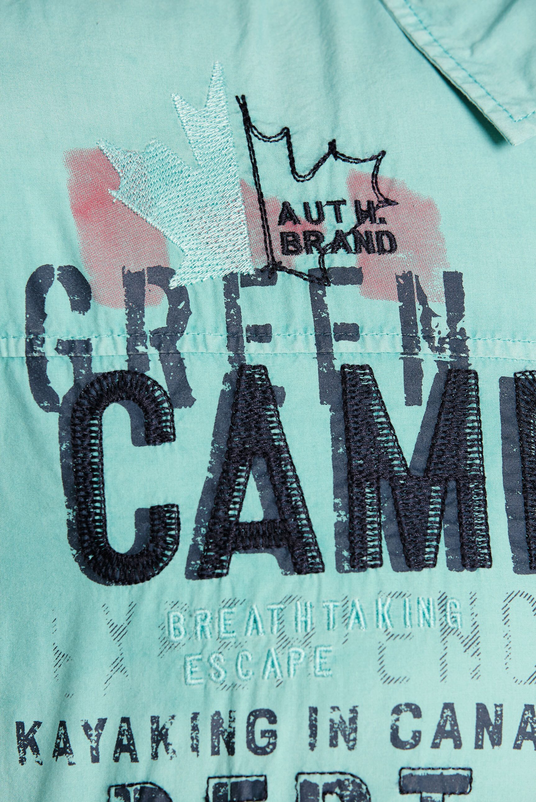 CAMP DAVID Kurzarmhemd aus Baumwolle